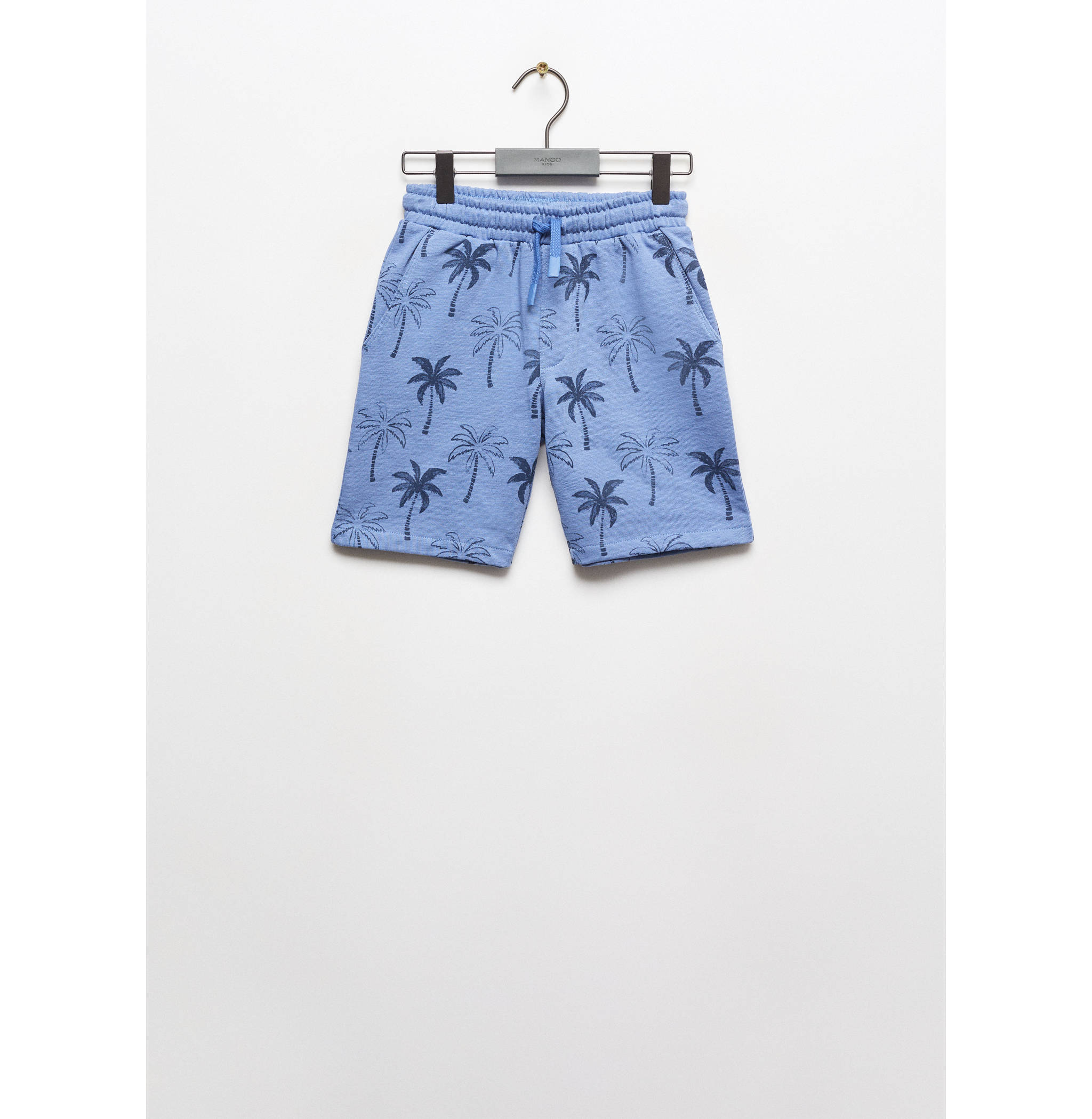 Palm trees print Bermuda shorts - Article without model
