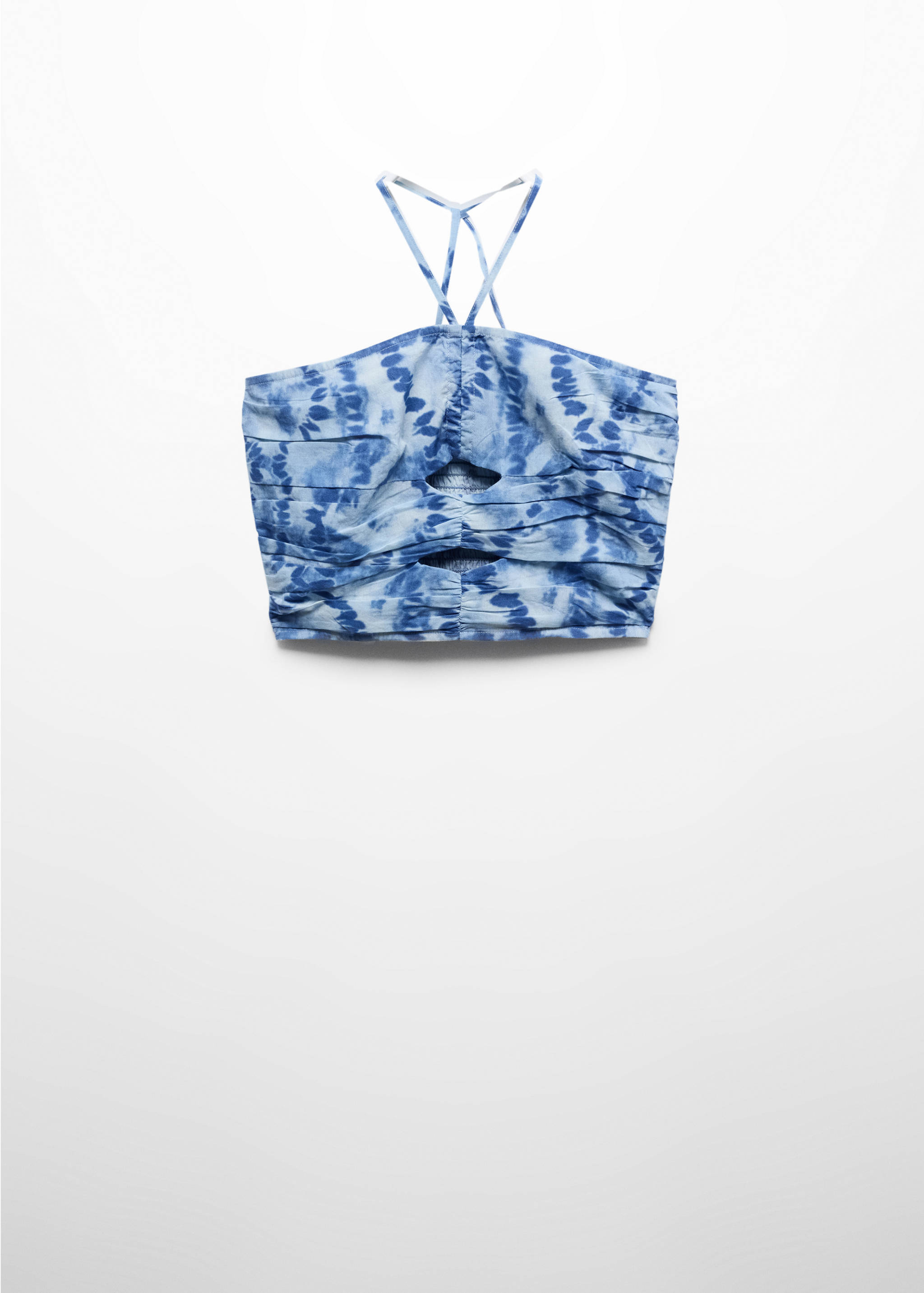Top cropped s potiskem - Zboží bez modelu