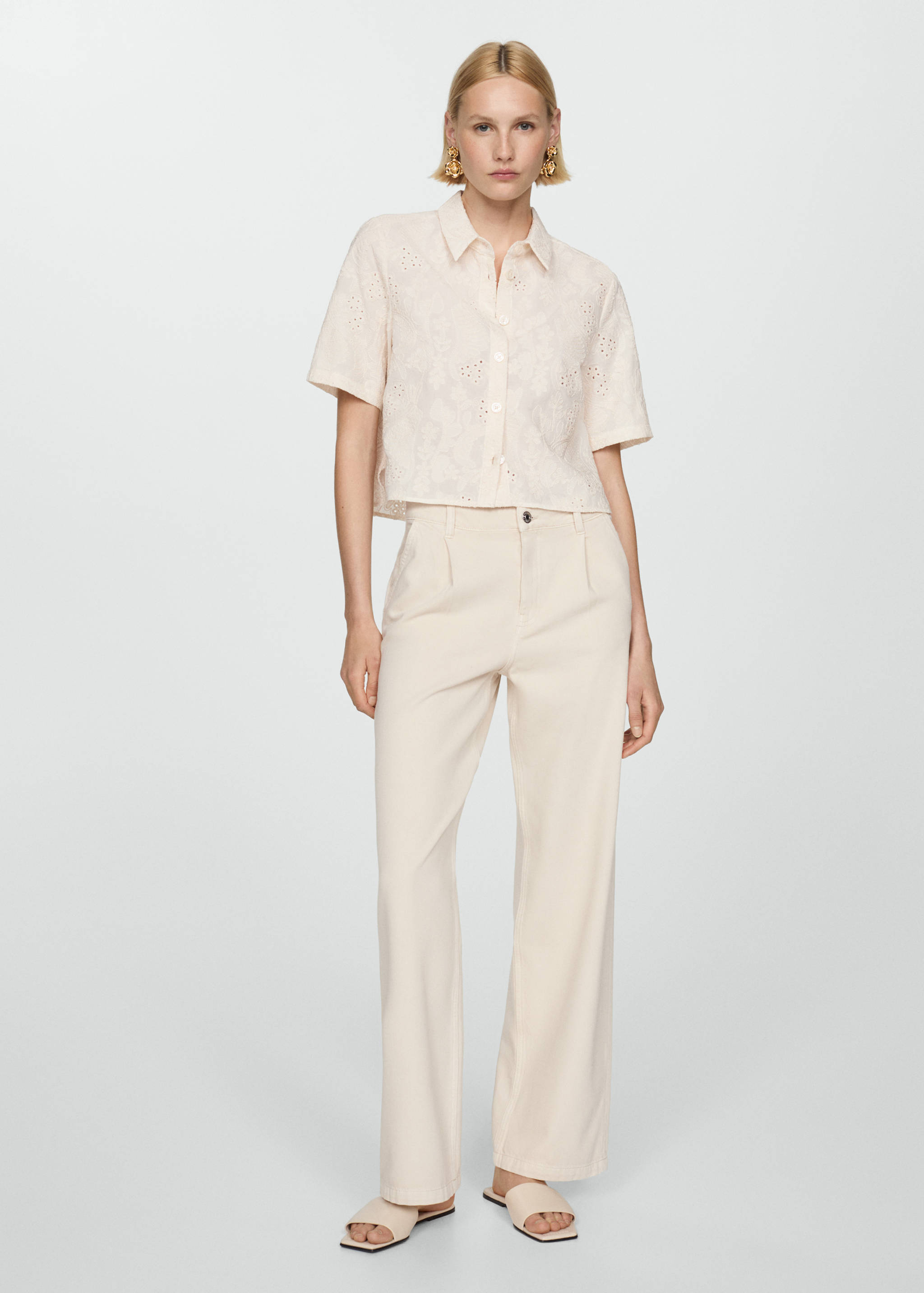 Chemise détails brodés - Plan général