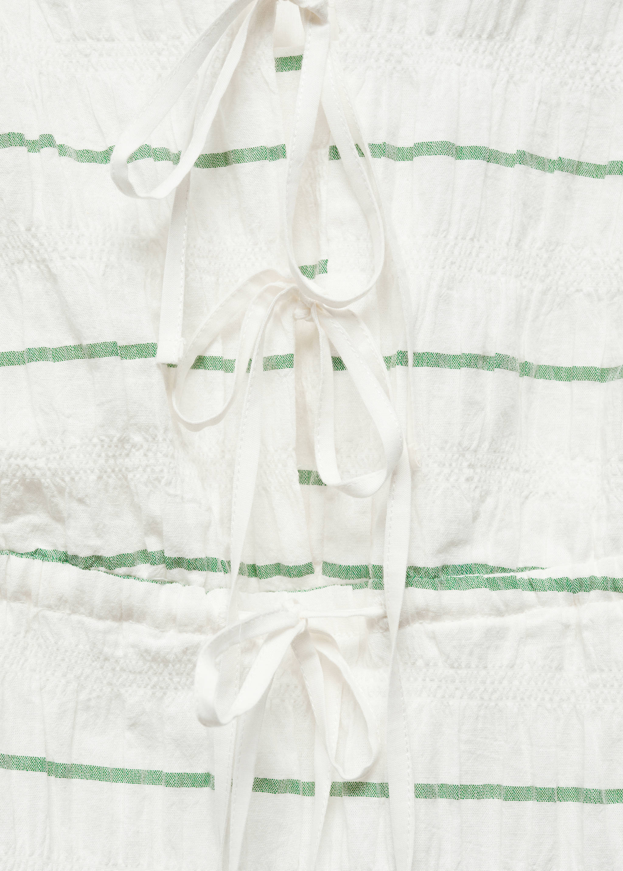 Streifenkleid mit Schleife - Detail des Artikels 8