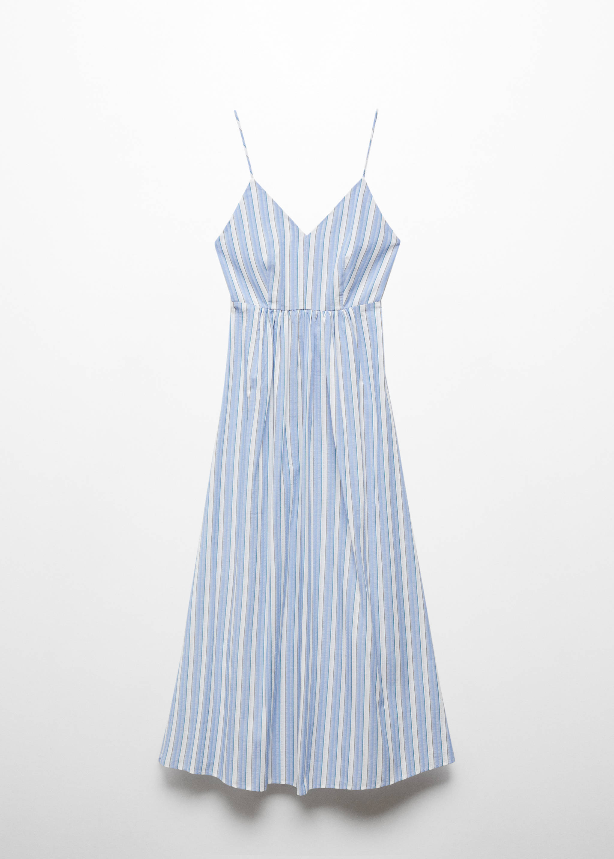 Cut-out back striped dress - Article without model