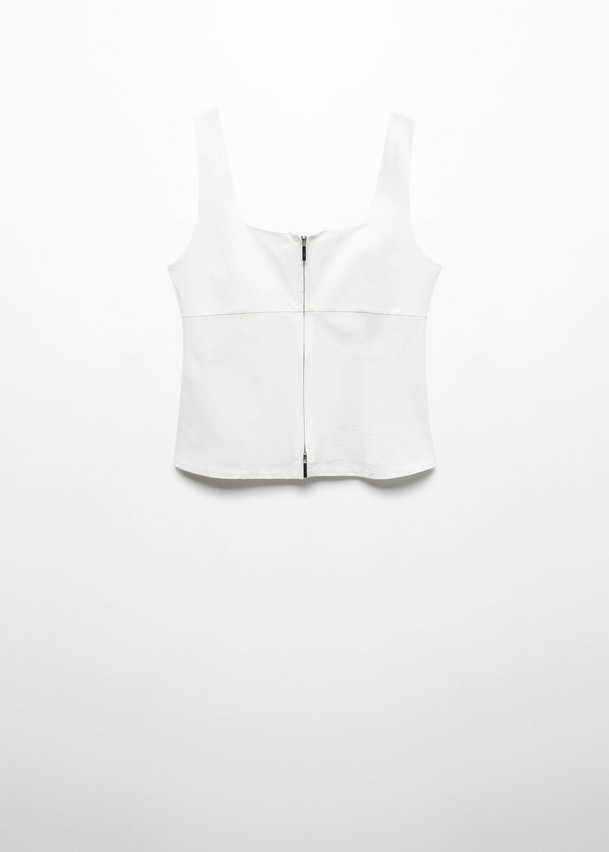 Top with straps and zip - Article without model