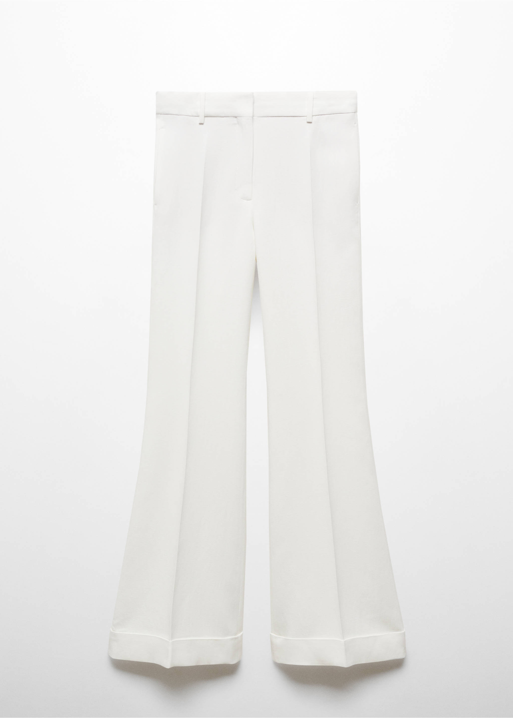 Flared suit trousers - Article without model, Light/Pastel Grey. Ref: 67028660-00.
