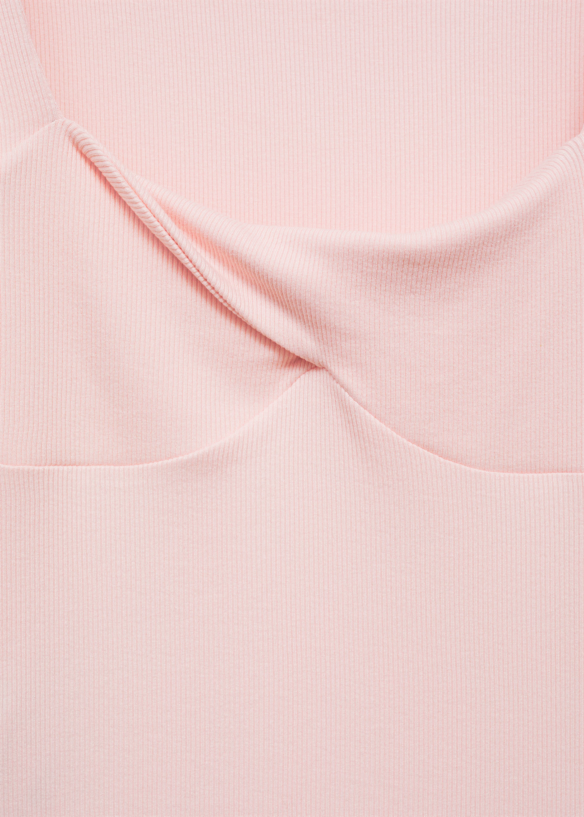 Draped neckline T-shirt - Details of the article 8