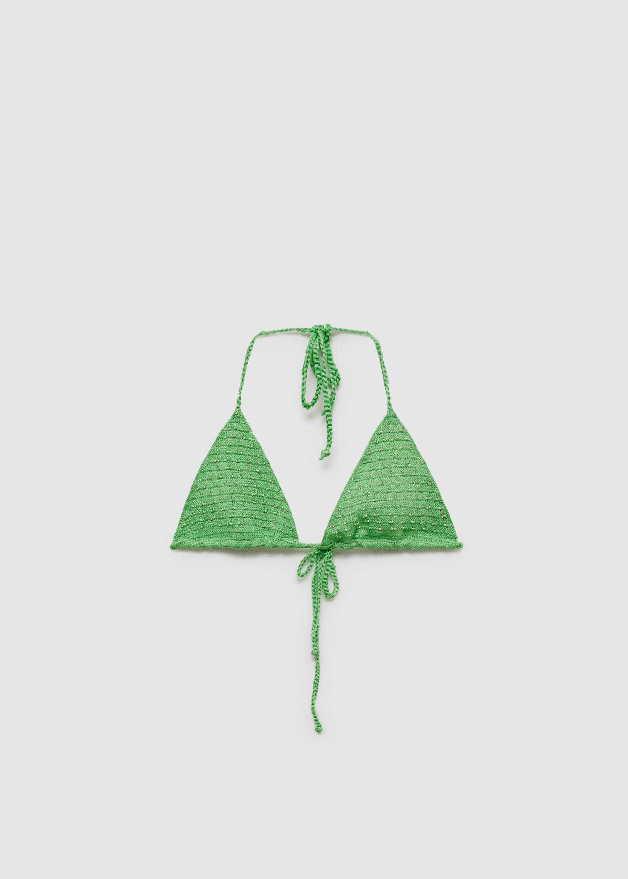 Beaded crochet bikini top - Article without model