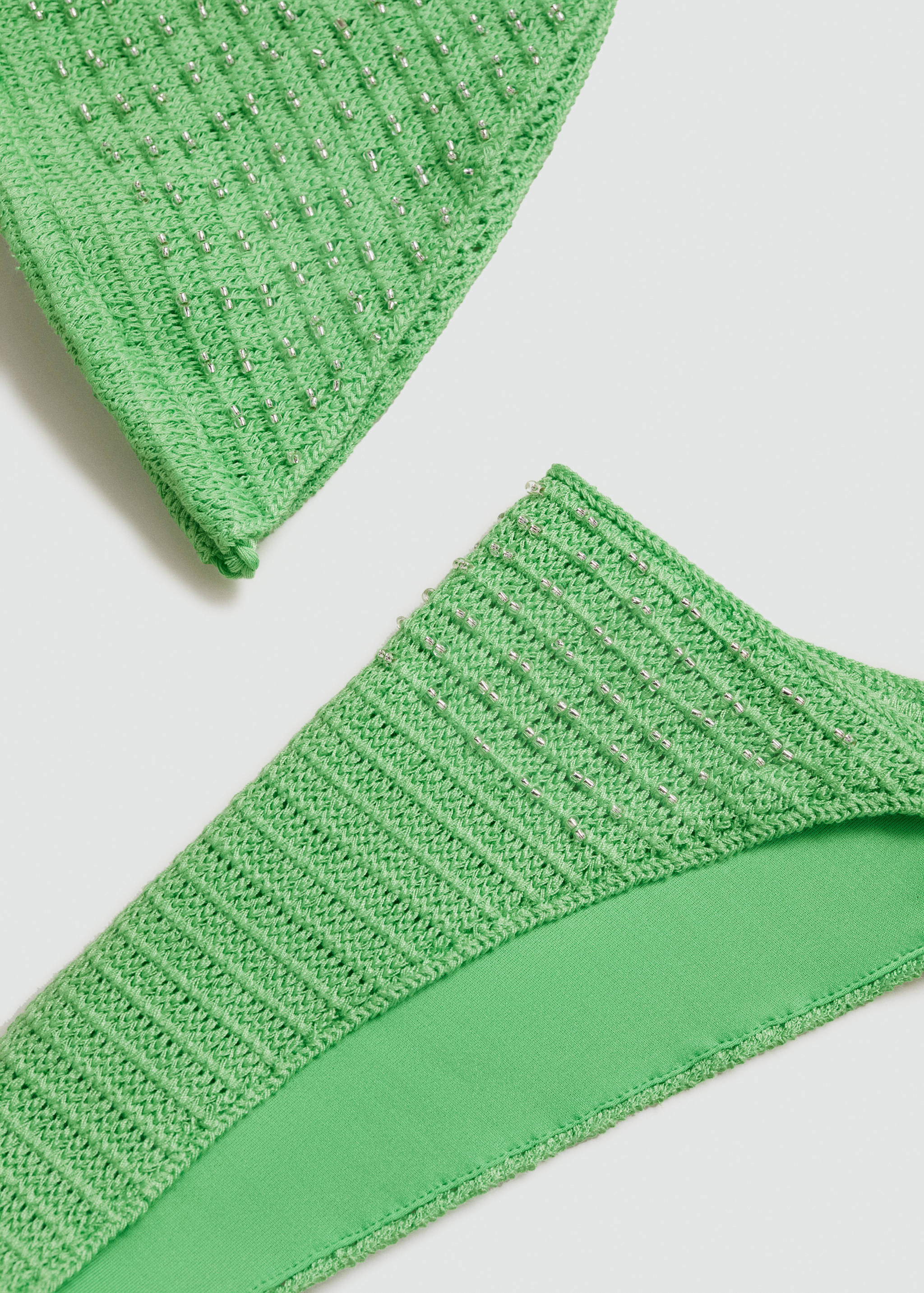 Beaded crochet bikini top - Details of the article 8