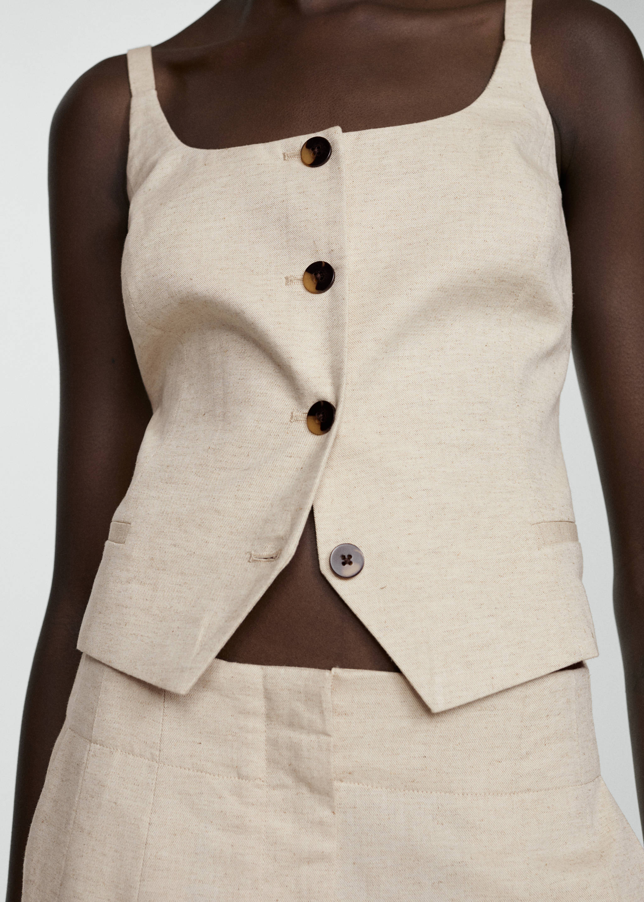 Bawełniany top z guzikami - Szczegóły artykułu 6