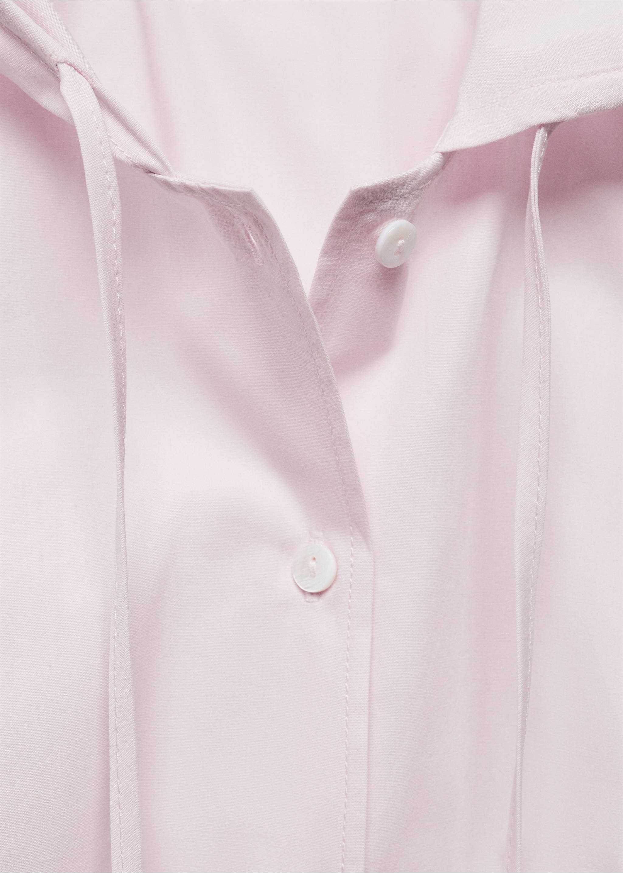 Ermeløs topp med hette - Artikkeldetalj 8, Pastellrosa. Ref: 67029605-00.