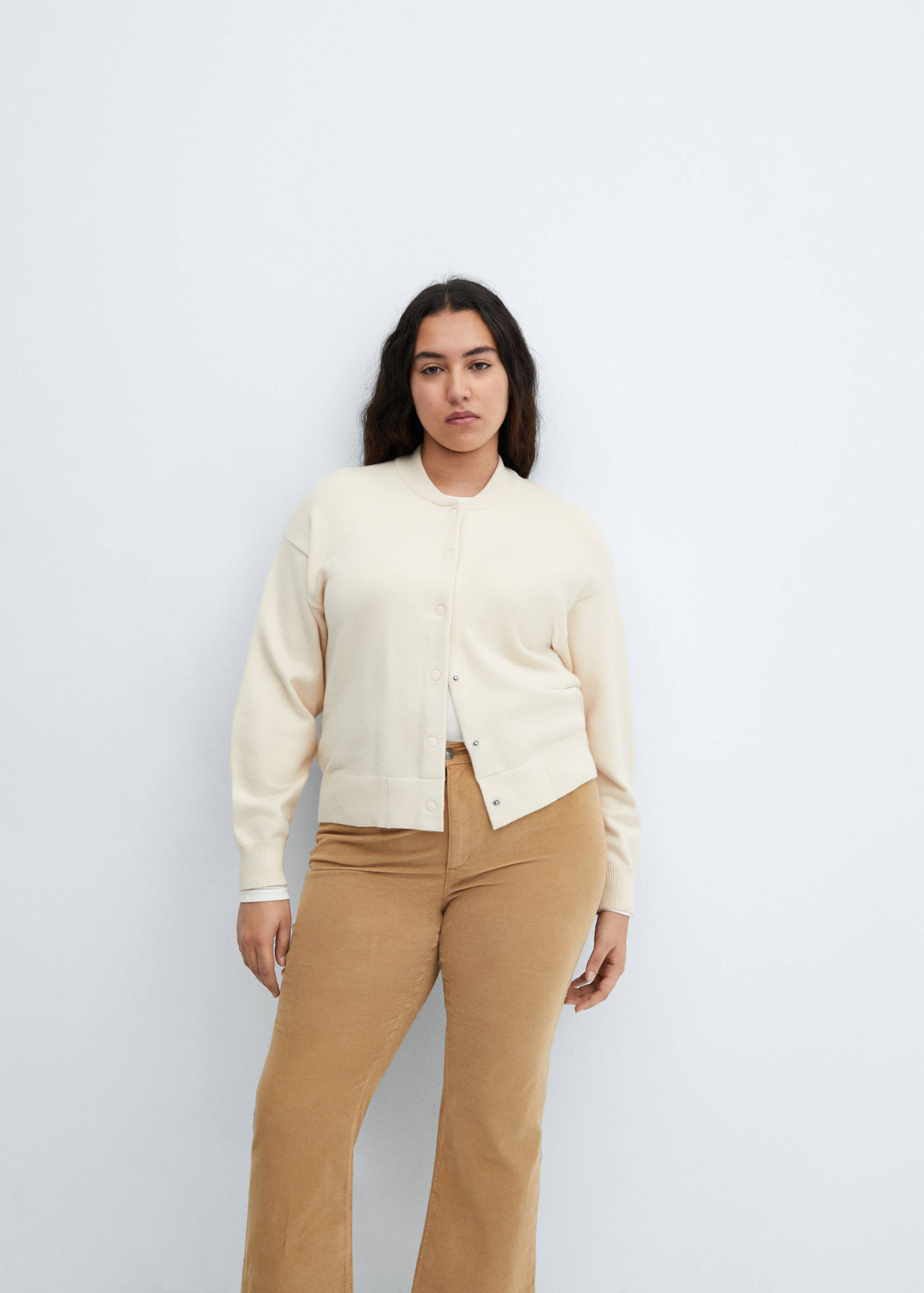 Corduroy flared crop broek - Detail van het artikel 4