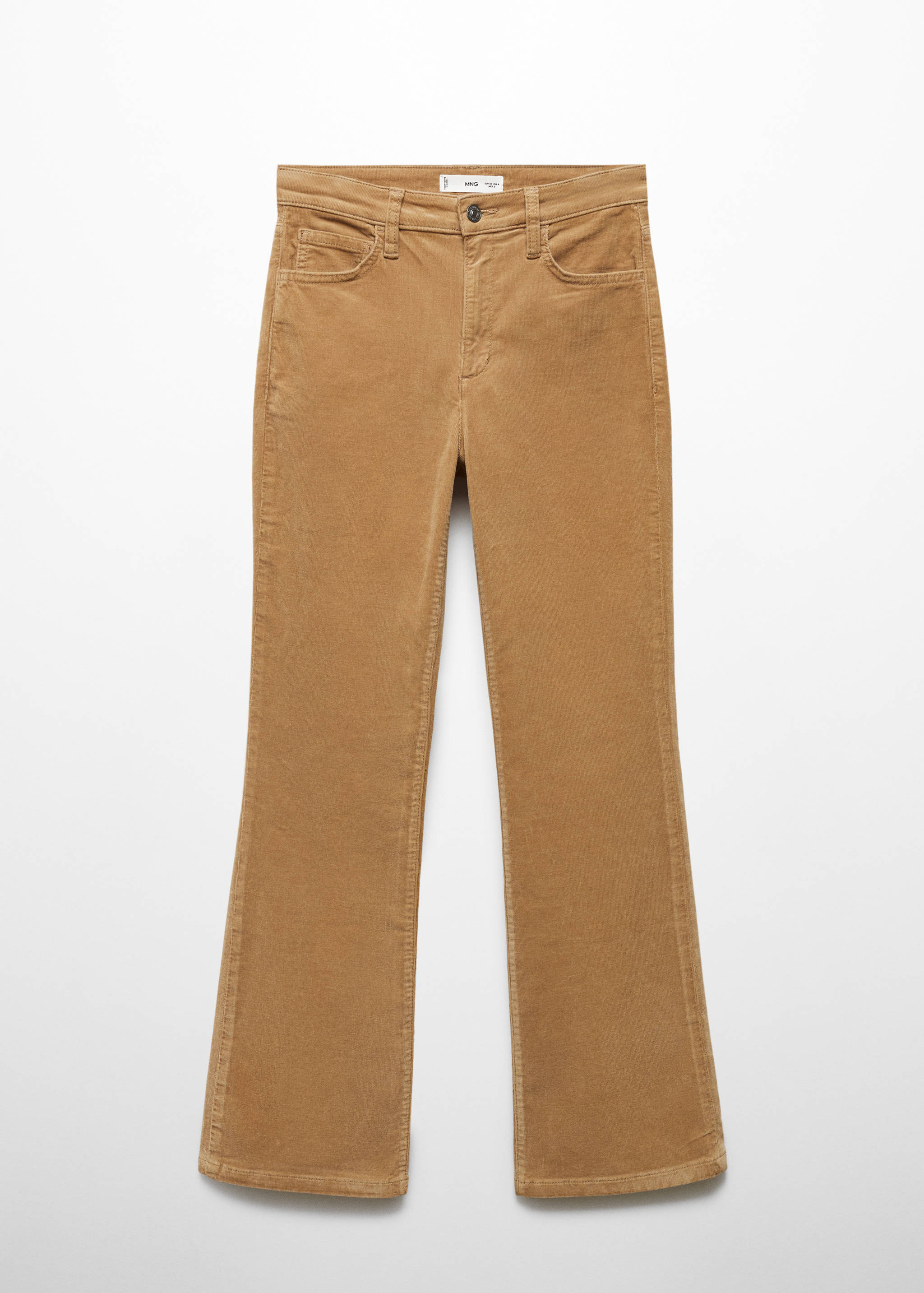Pantaloni flare crop velluto a coste - Articolo senza modello