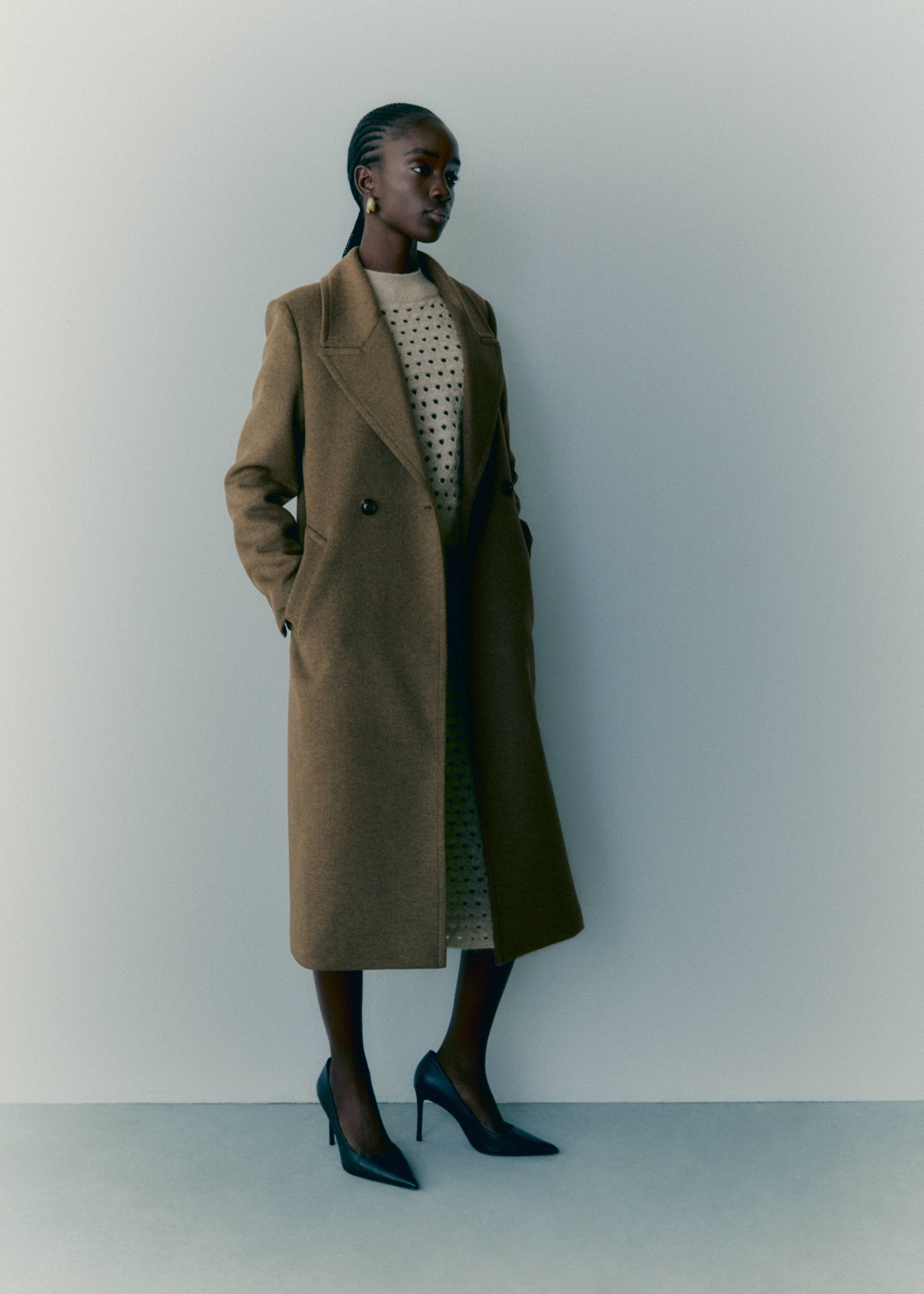 Heel leather shoes - General plane