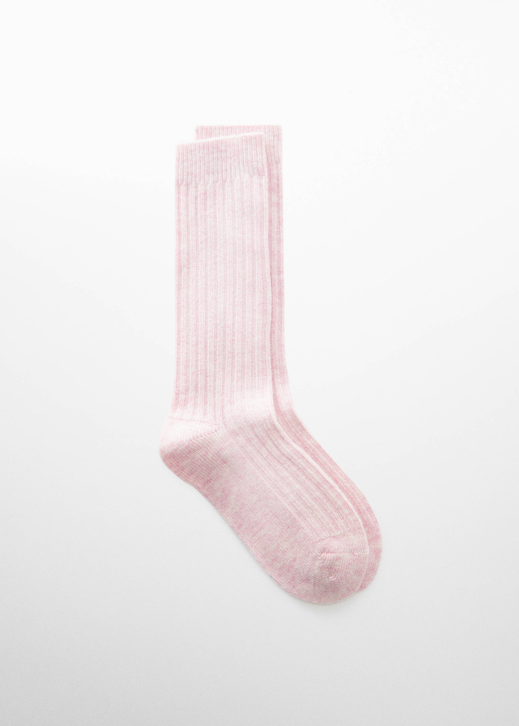 Chaussettes en maille côtelée de laine - Article sans modèle