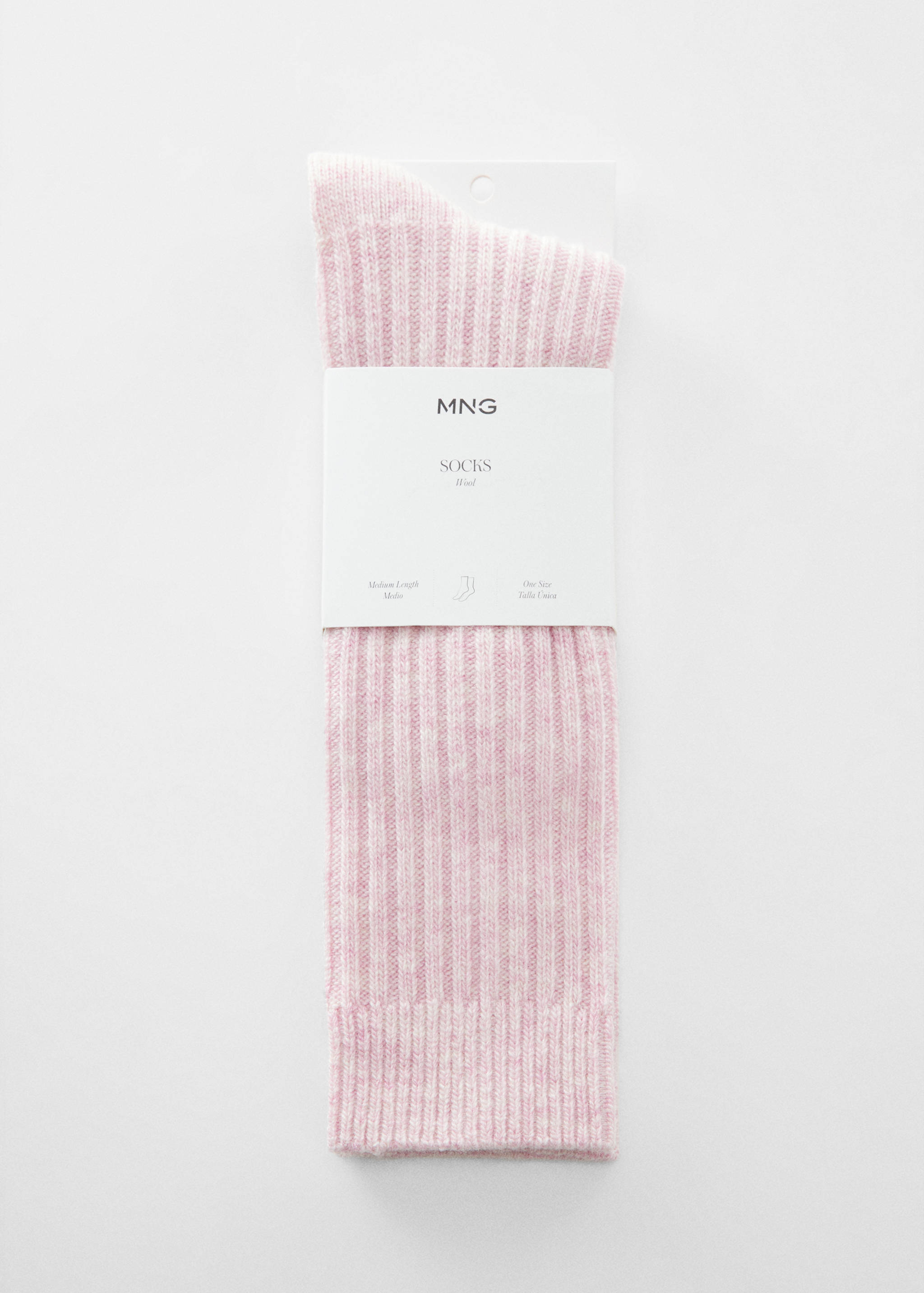 Chaussettes en maille côtelée de laine - Détail de l'article 2