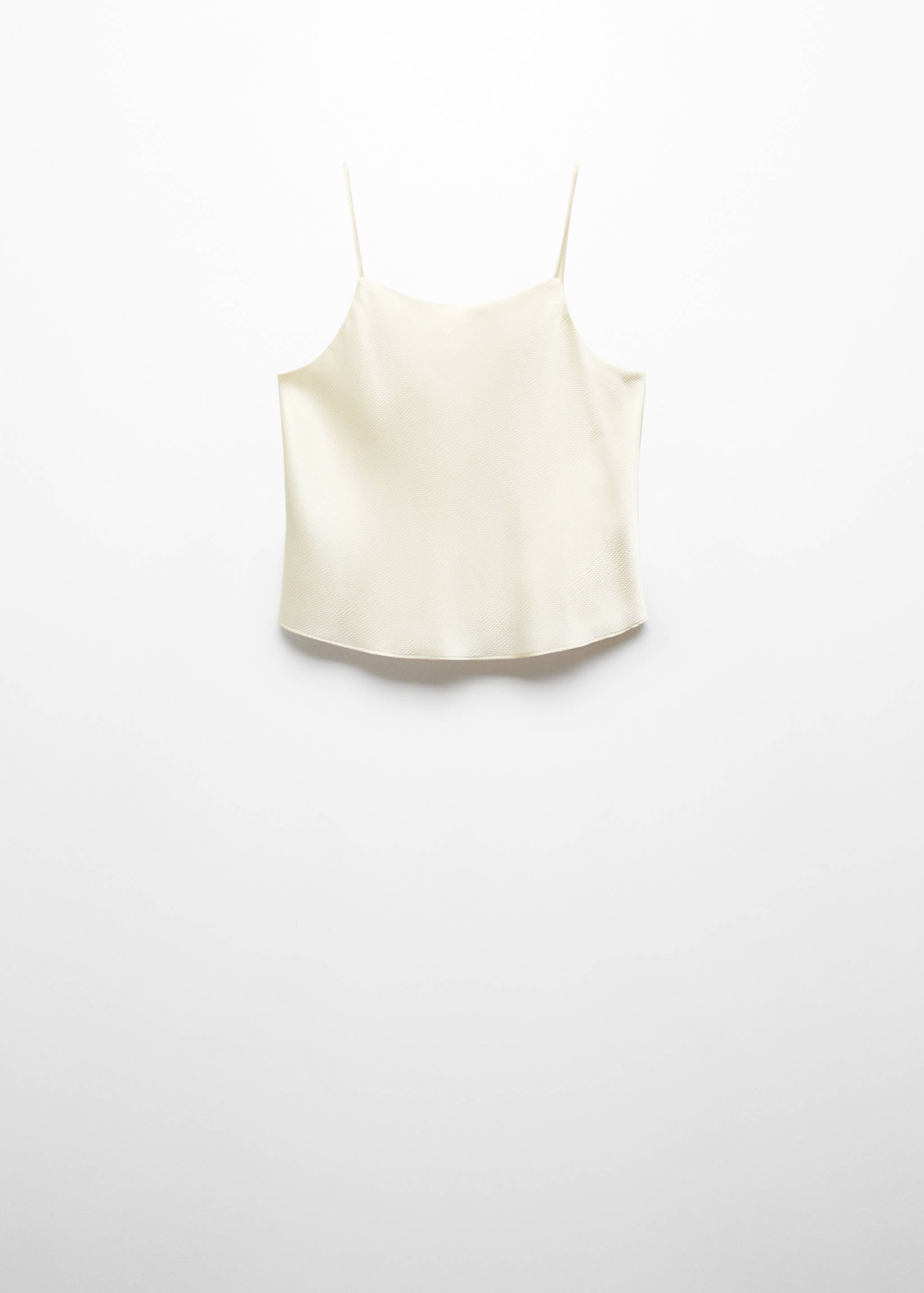 Top de alças acetinado - Artigo sem modelo