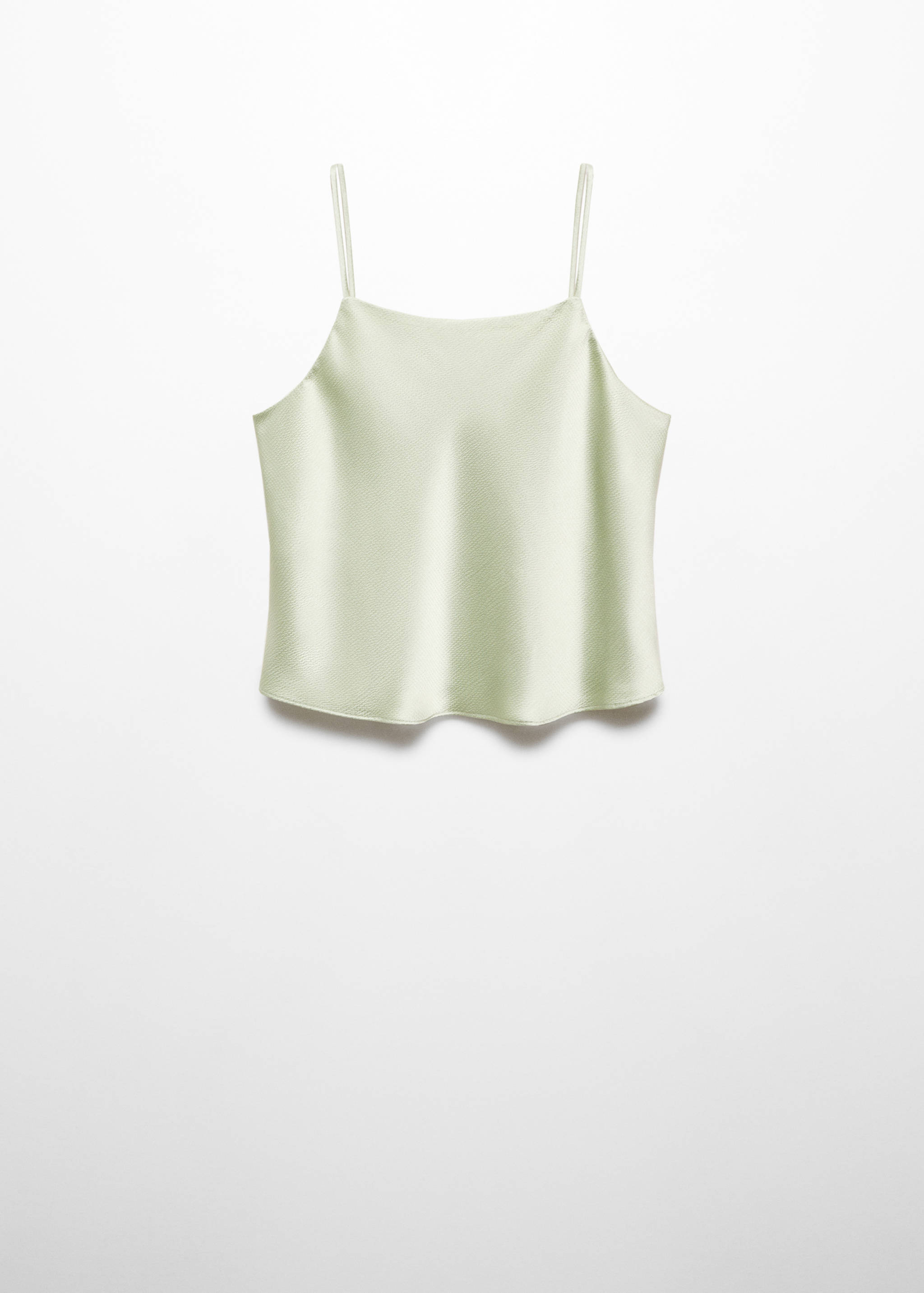 Top de alças acetinado - Artigo sem modelo