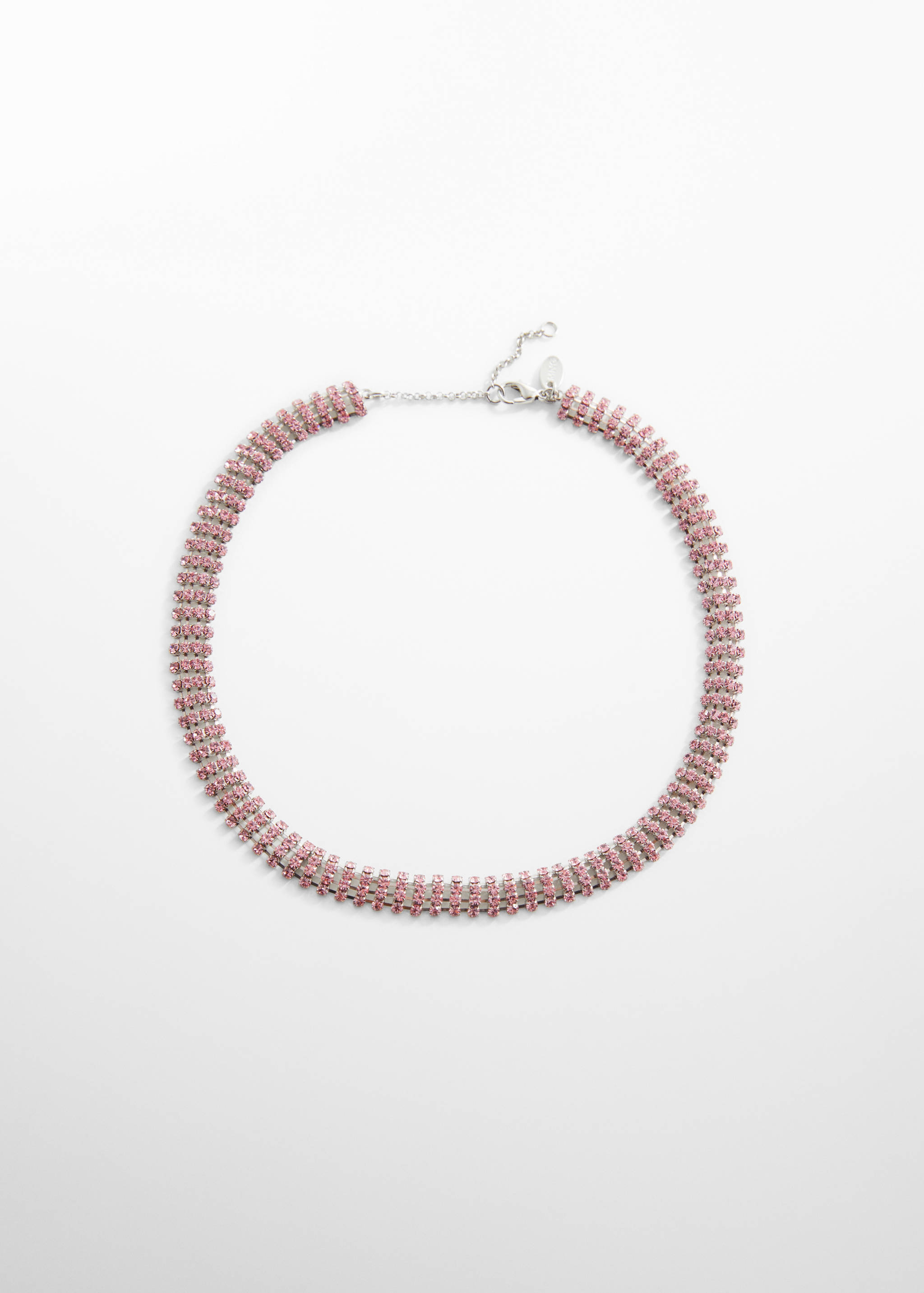 Collier cristaux à facettes - Article sans modèle