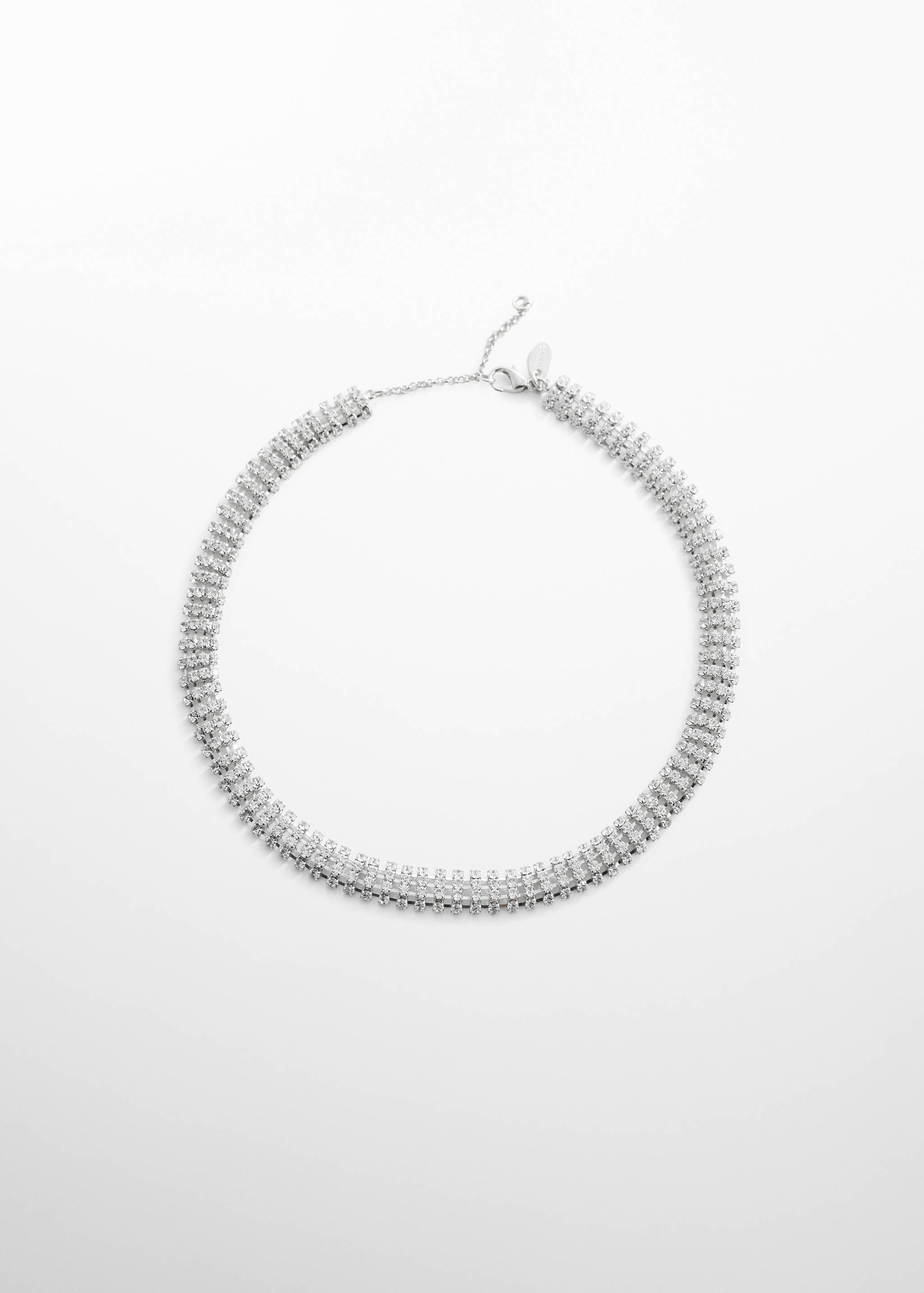 Collier cristaux à facettes - Article sans modèle