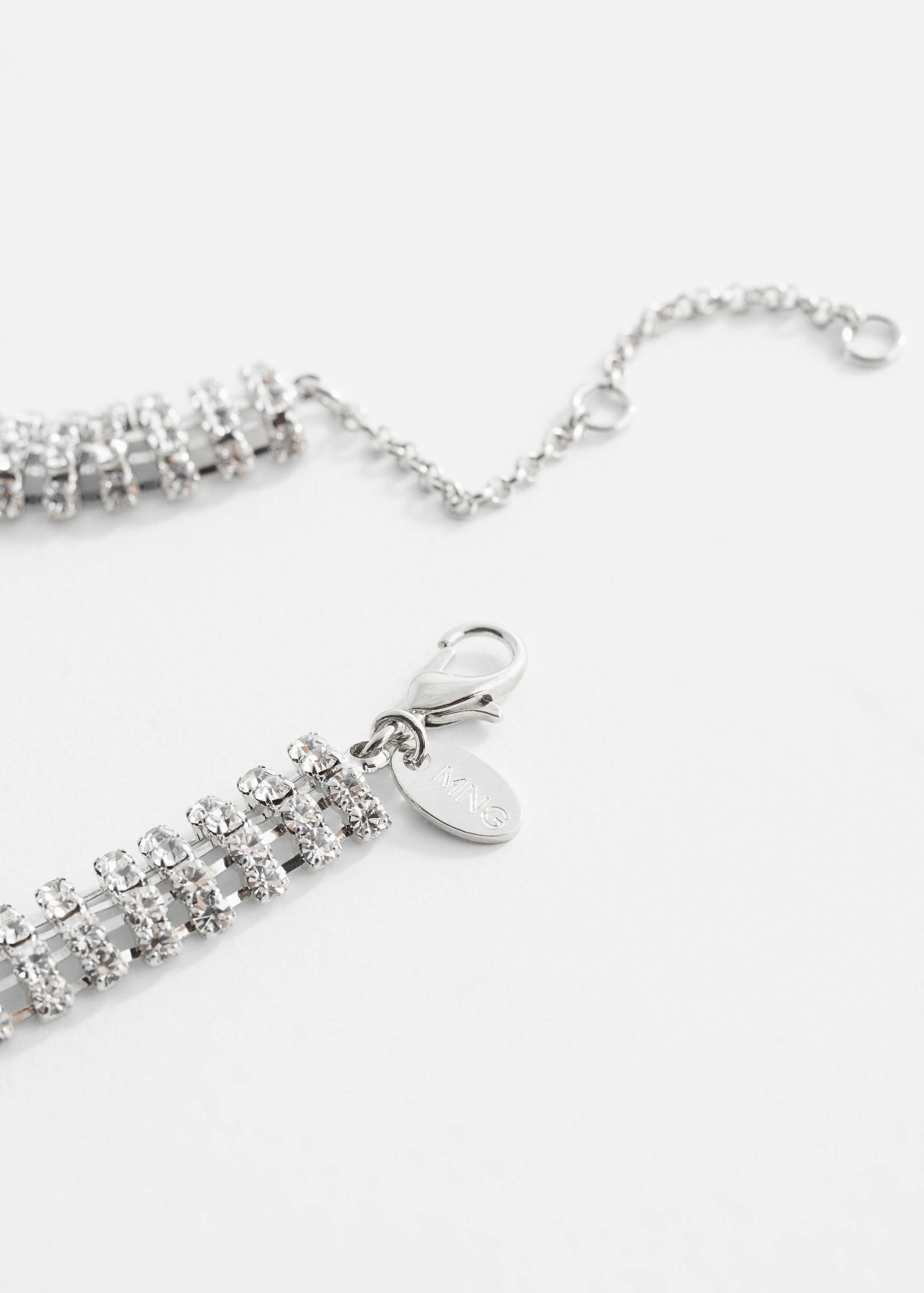 Collier cristaux à facettes - Détail de l'article 1