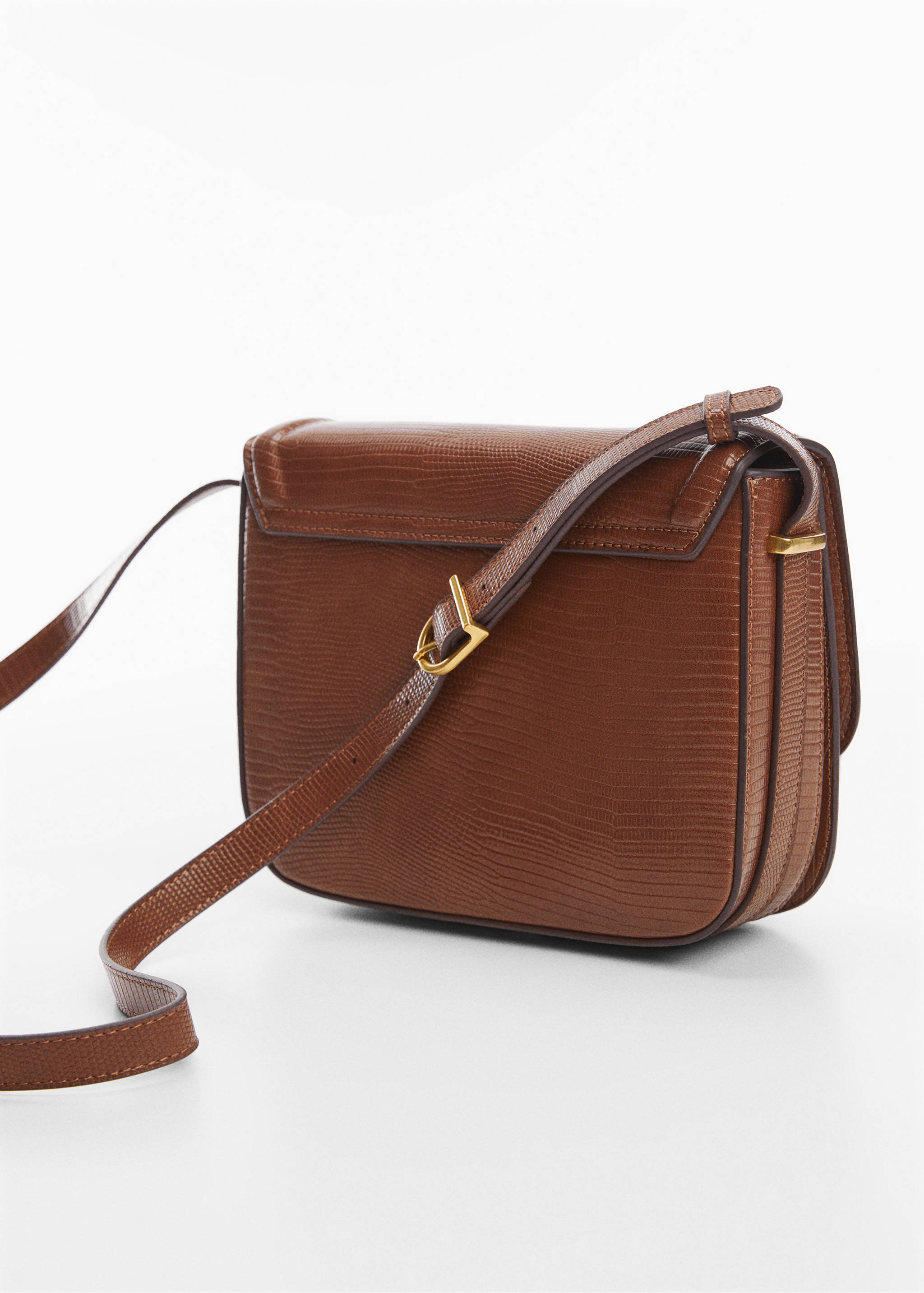 Tasche mit Umschlag mit Animal-Print-Effekt - Detail des Artikels 2