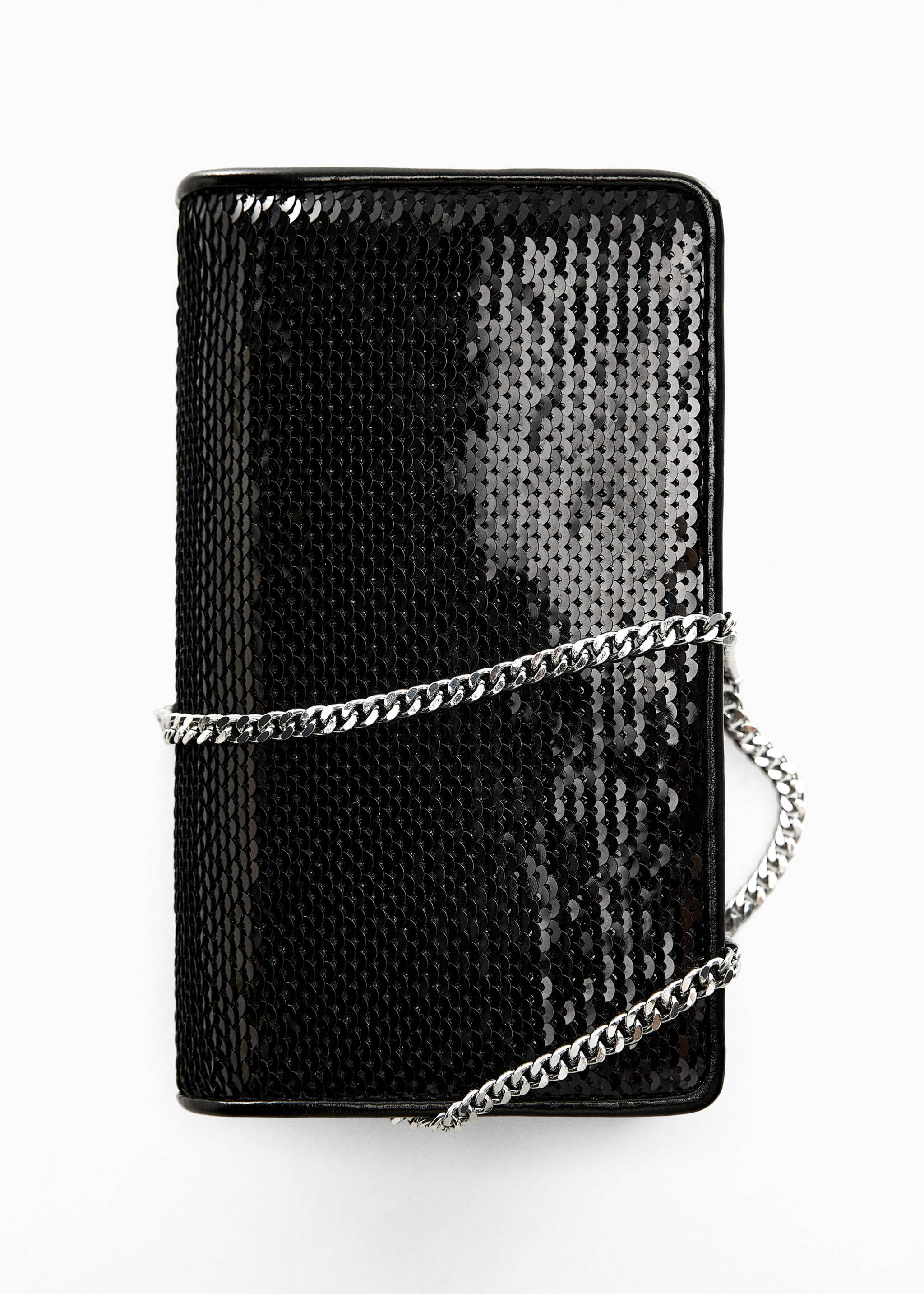 Sac chaîne à paillettes - Détail de l'article 5, Noir. Ref: 67030430-00.