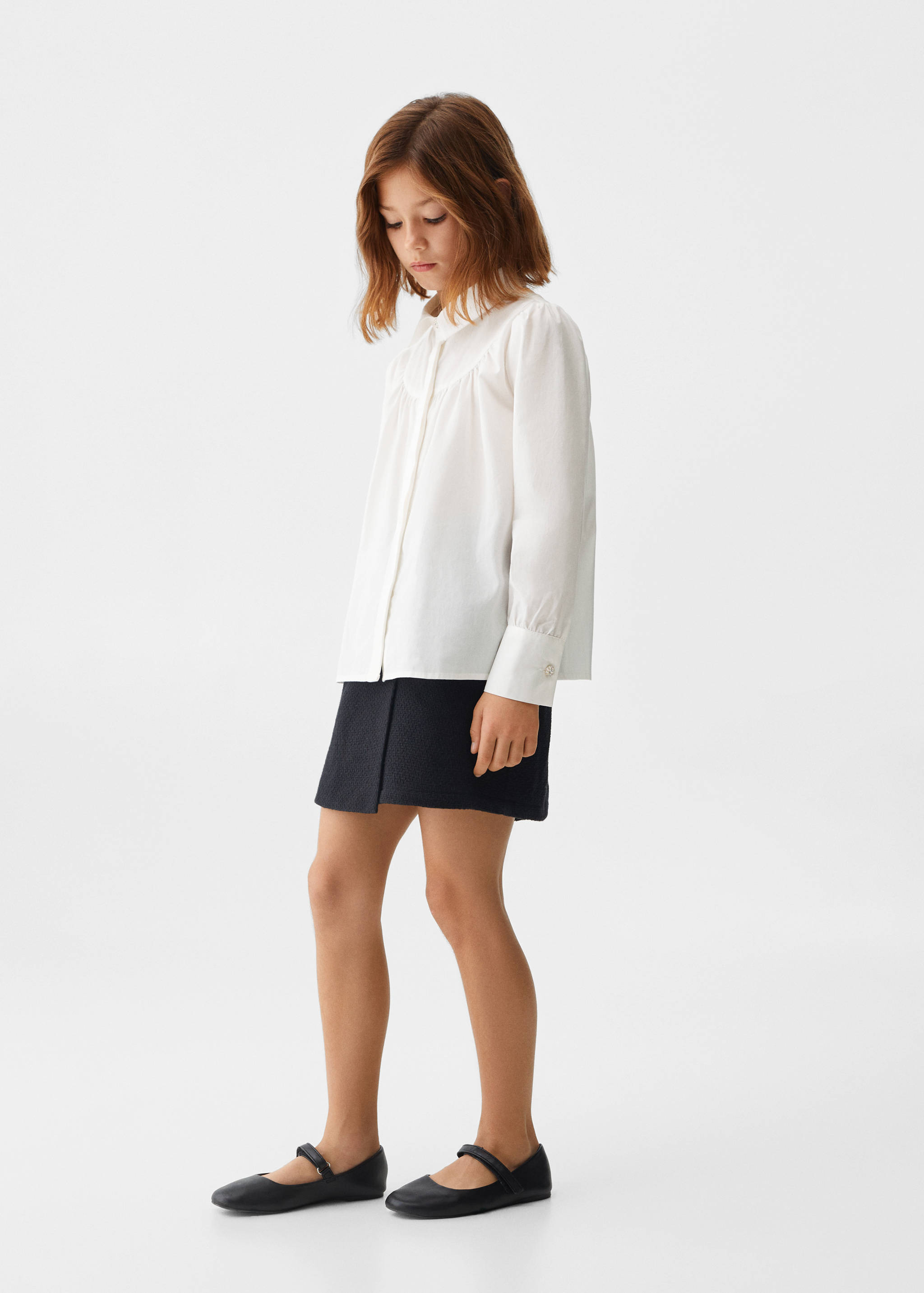 Košile s knoflíkem u krku - Celkový náhled