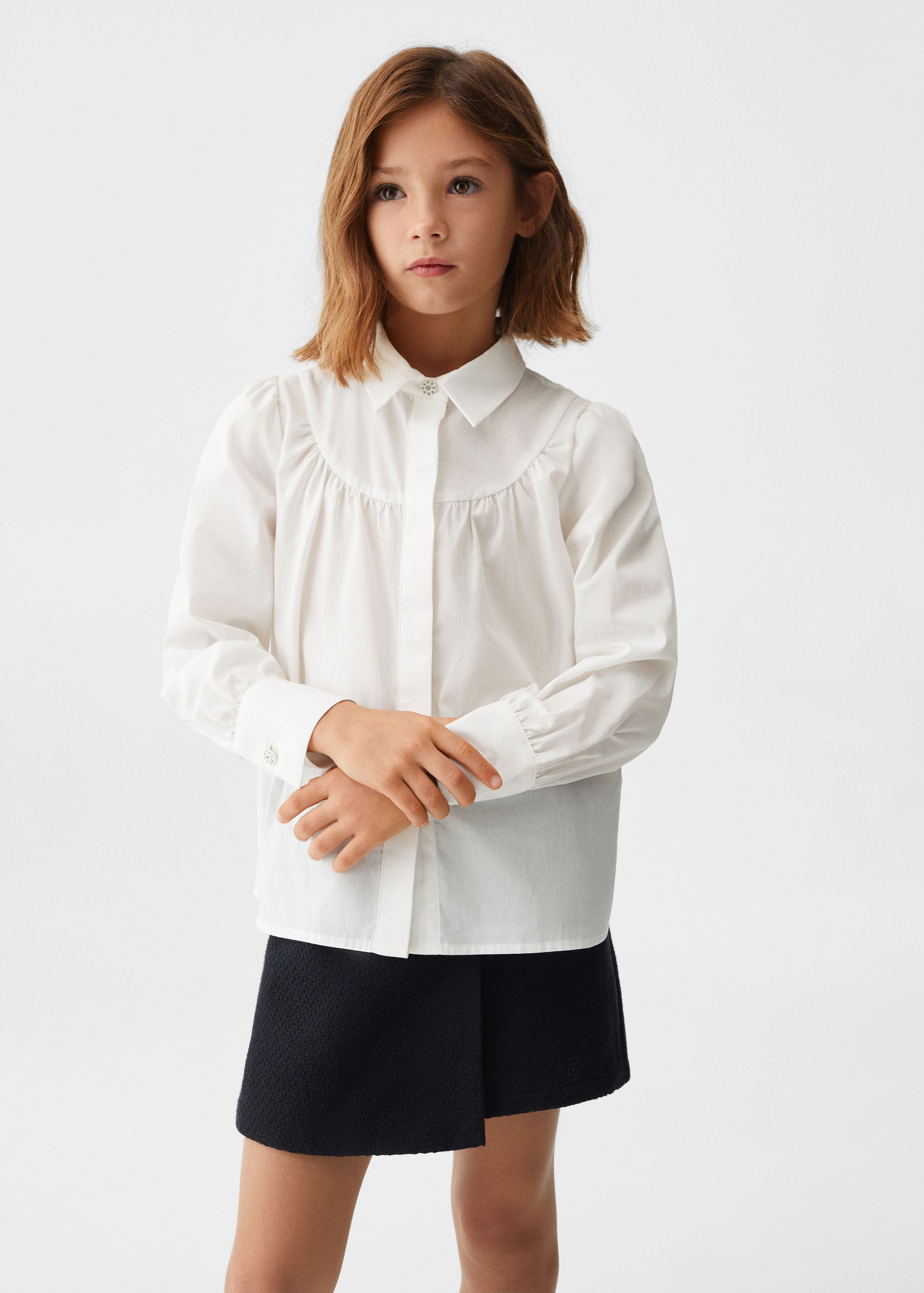 Camisa de colarinho abotoado - Plano médio