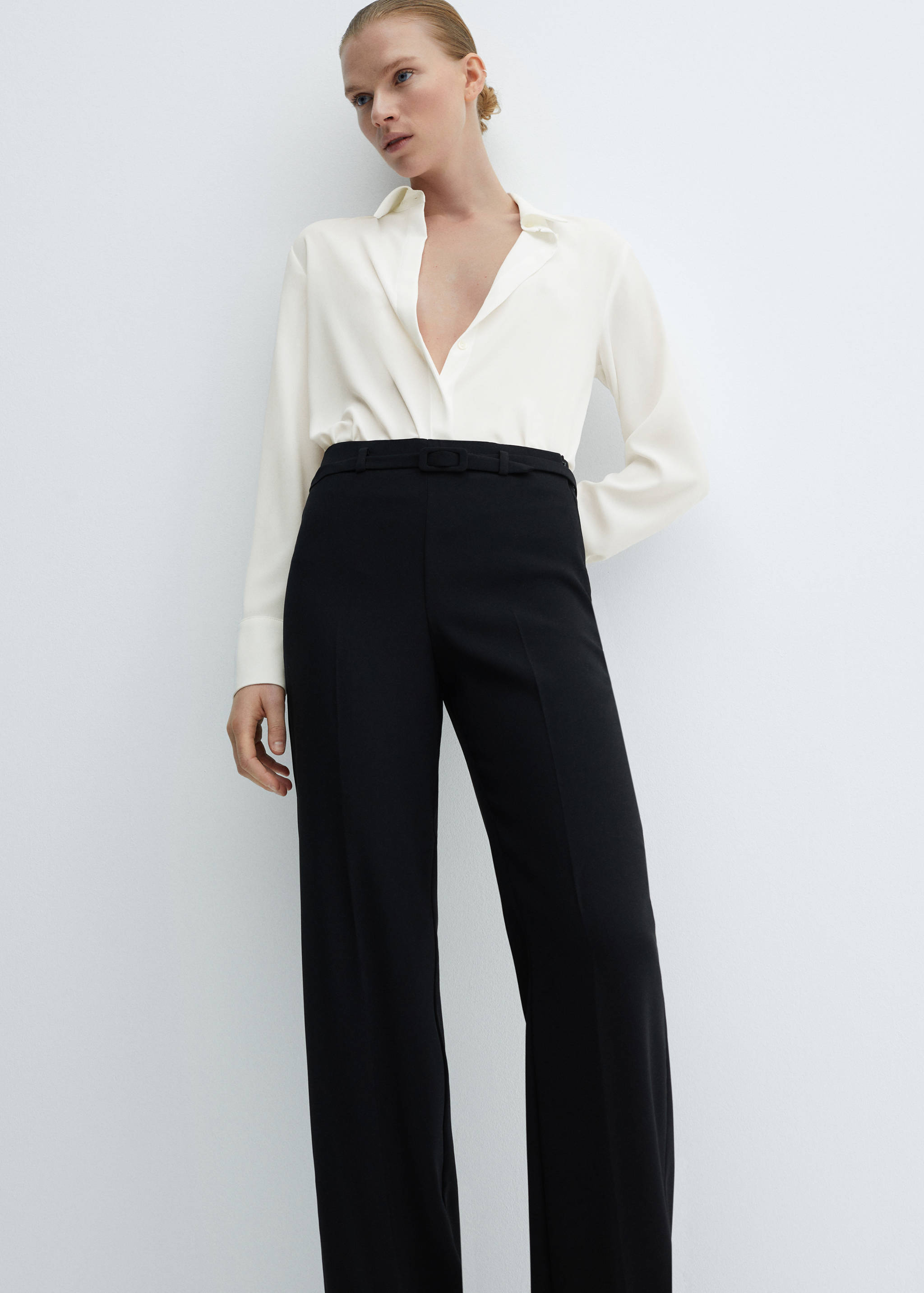 Camisa fluida regular fit - Plano médio