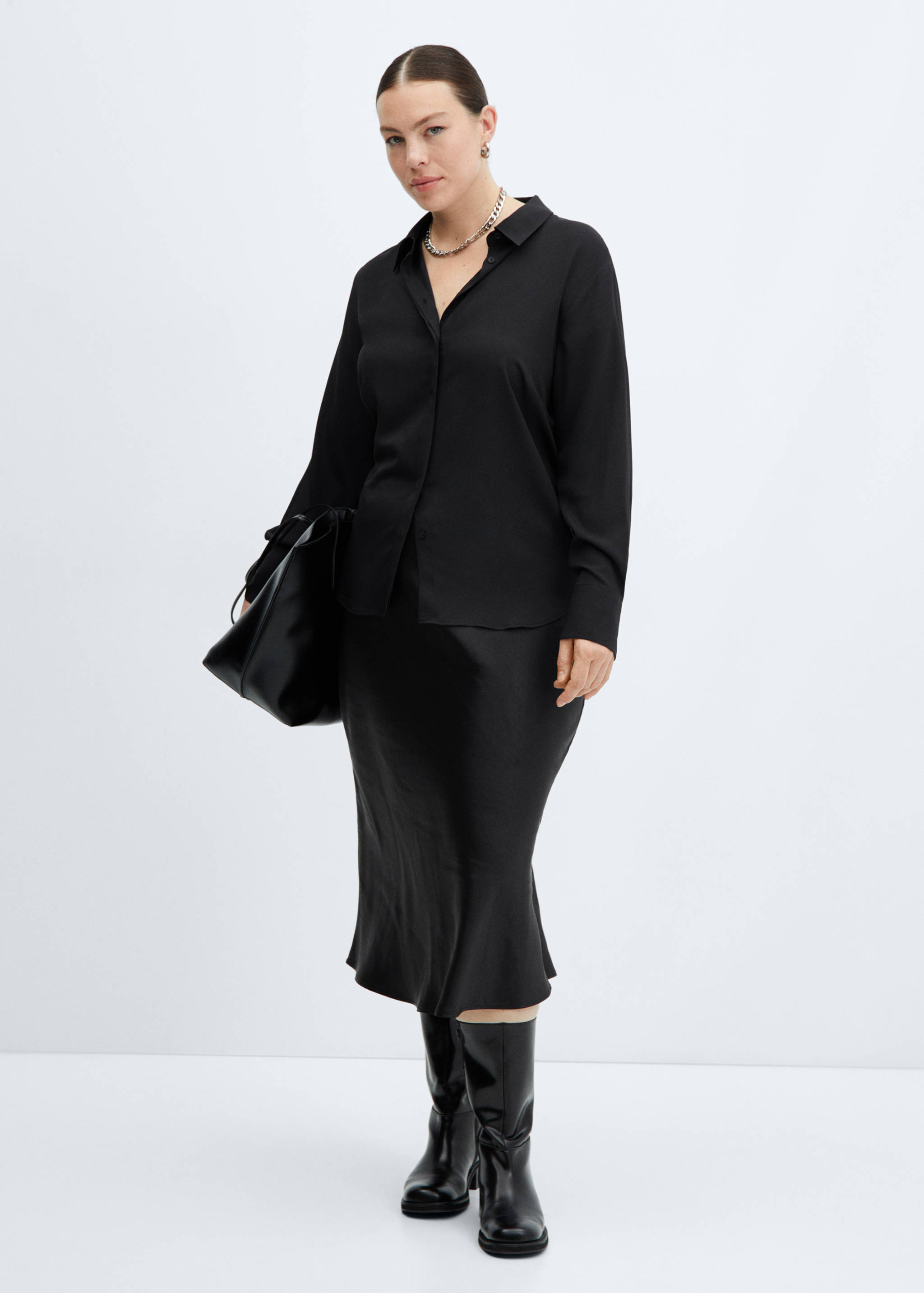 Regular flowy shirt - Details of the article 3