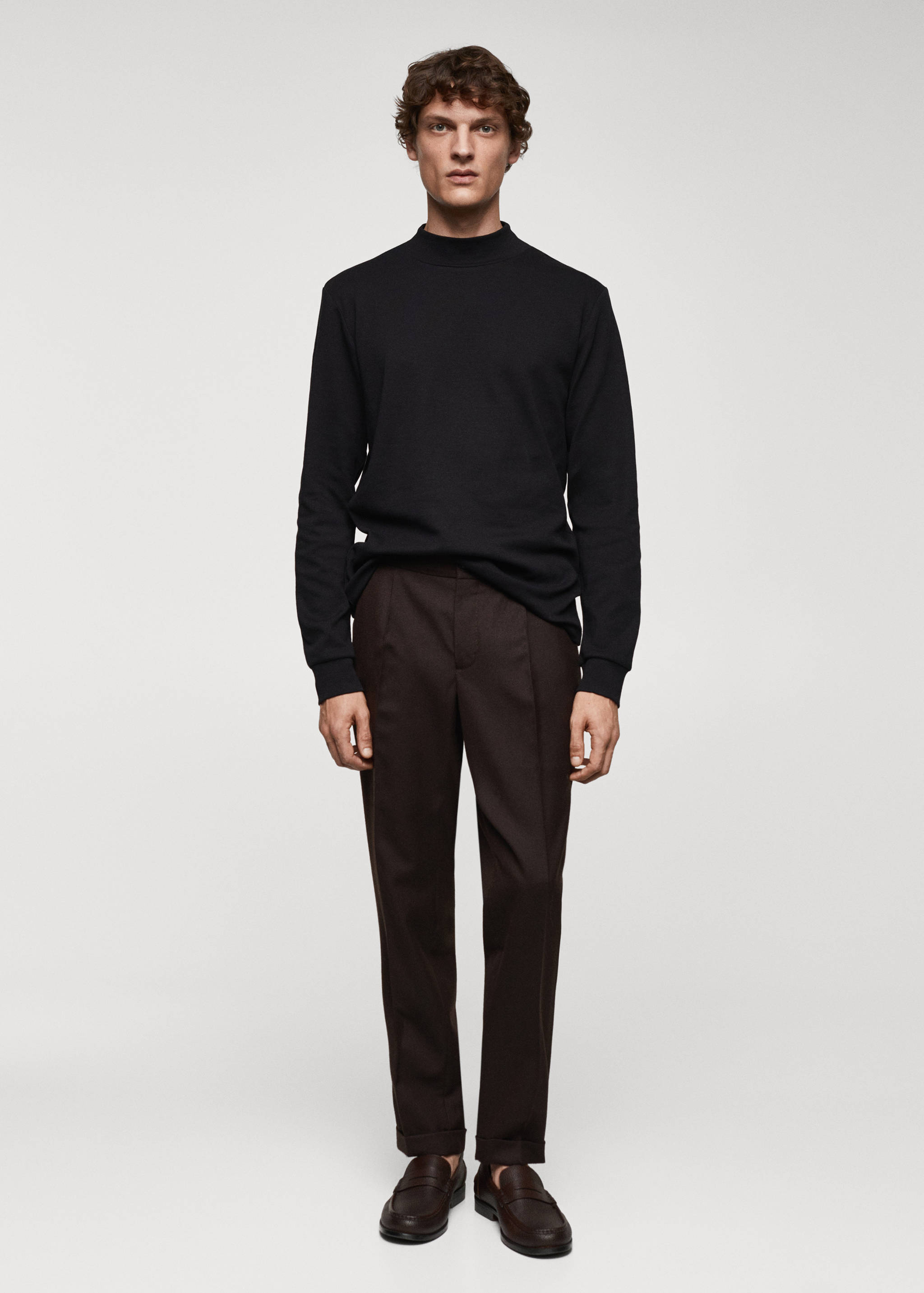 Perkins-neck long-sleeved t-shirt - General plane