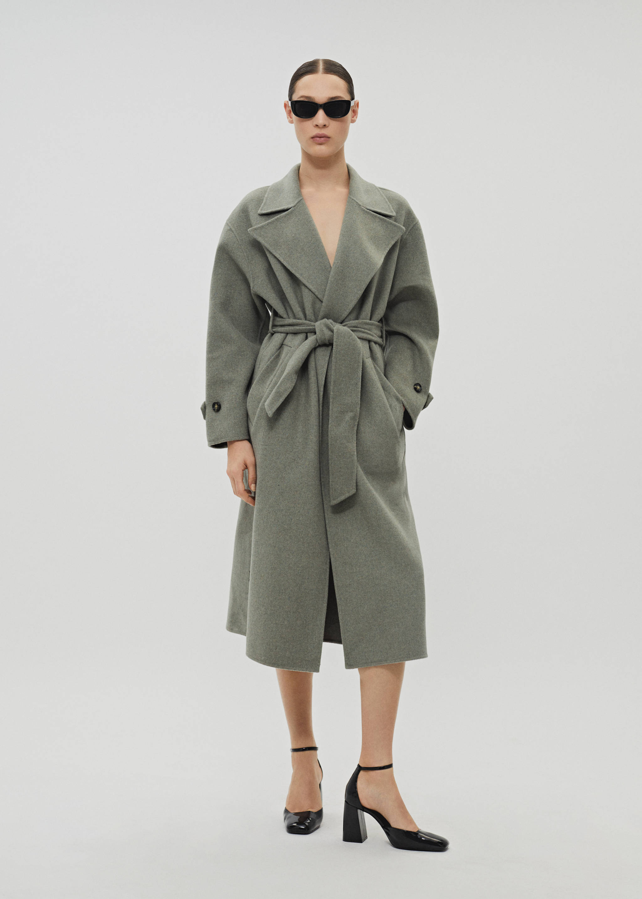 Abrigo lana cinturón - Detalle del artículo 7