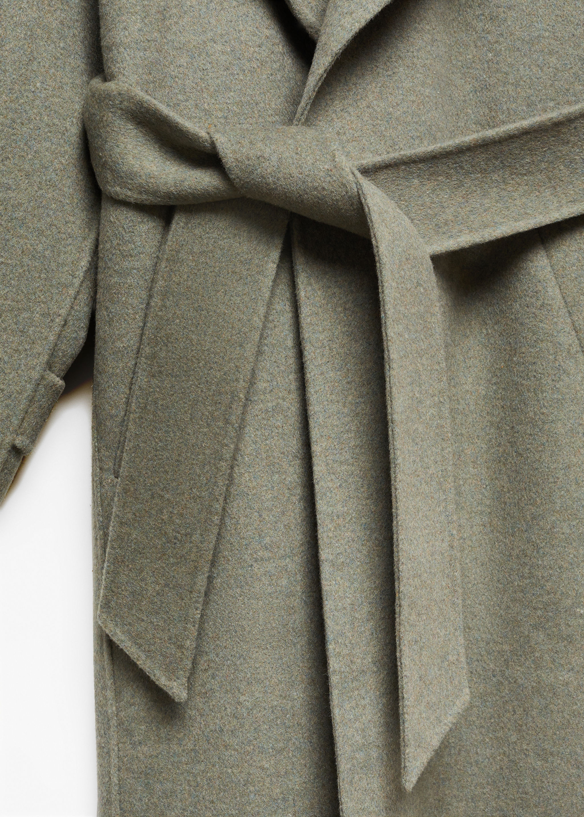 Wollmantel mit Gürtel - Detail des Artikels 8