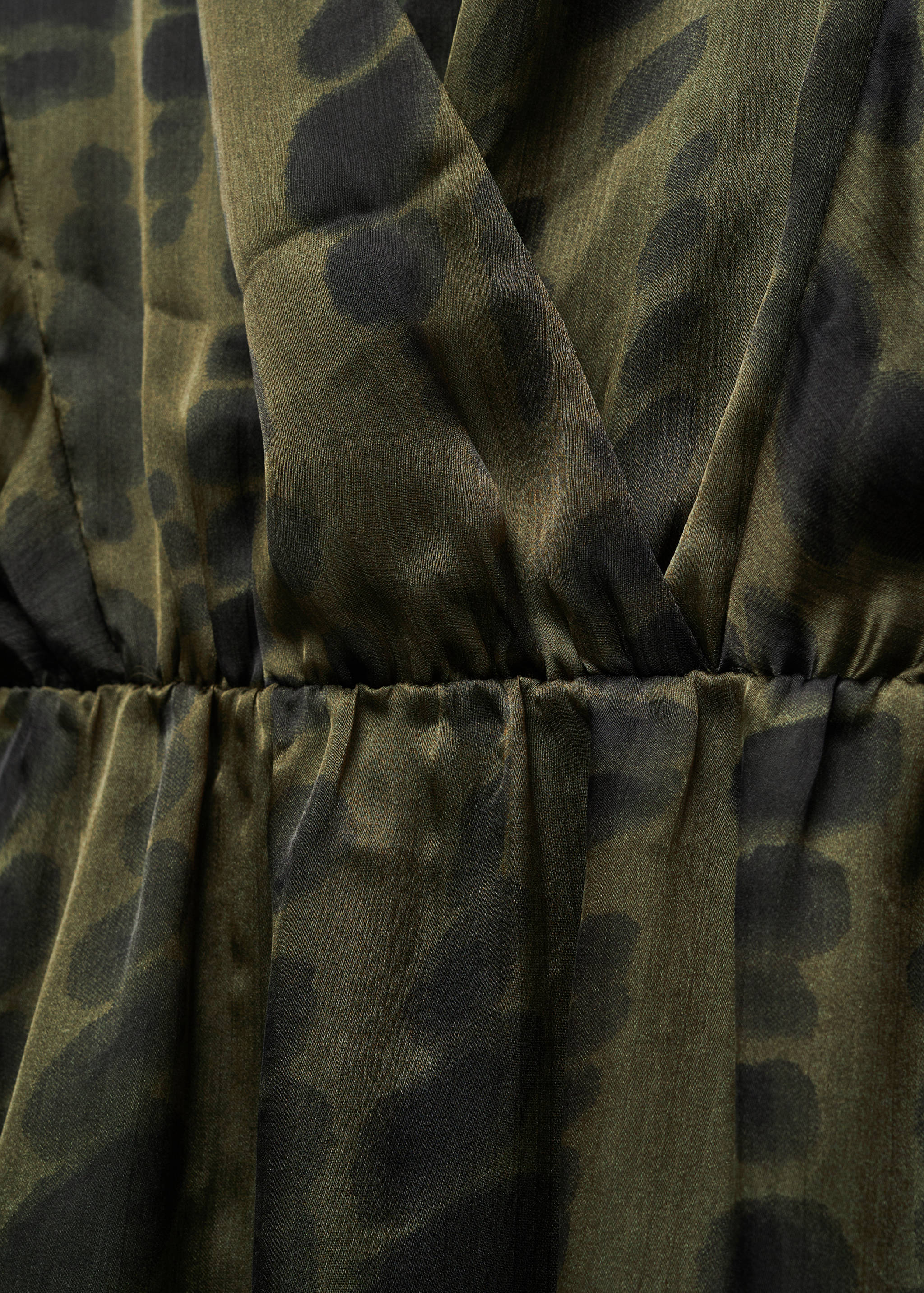 Printed satin dress - Details of the article 8