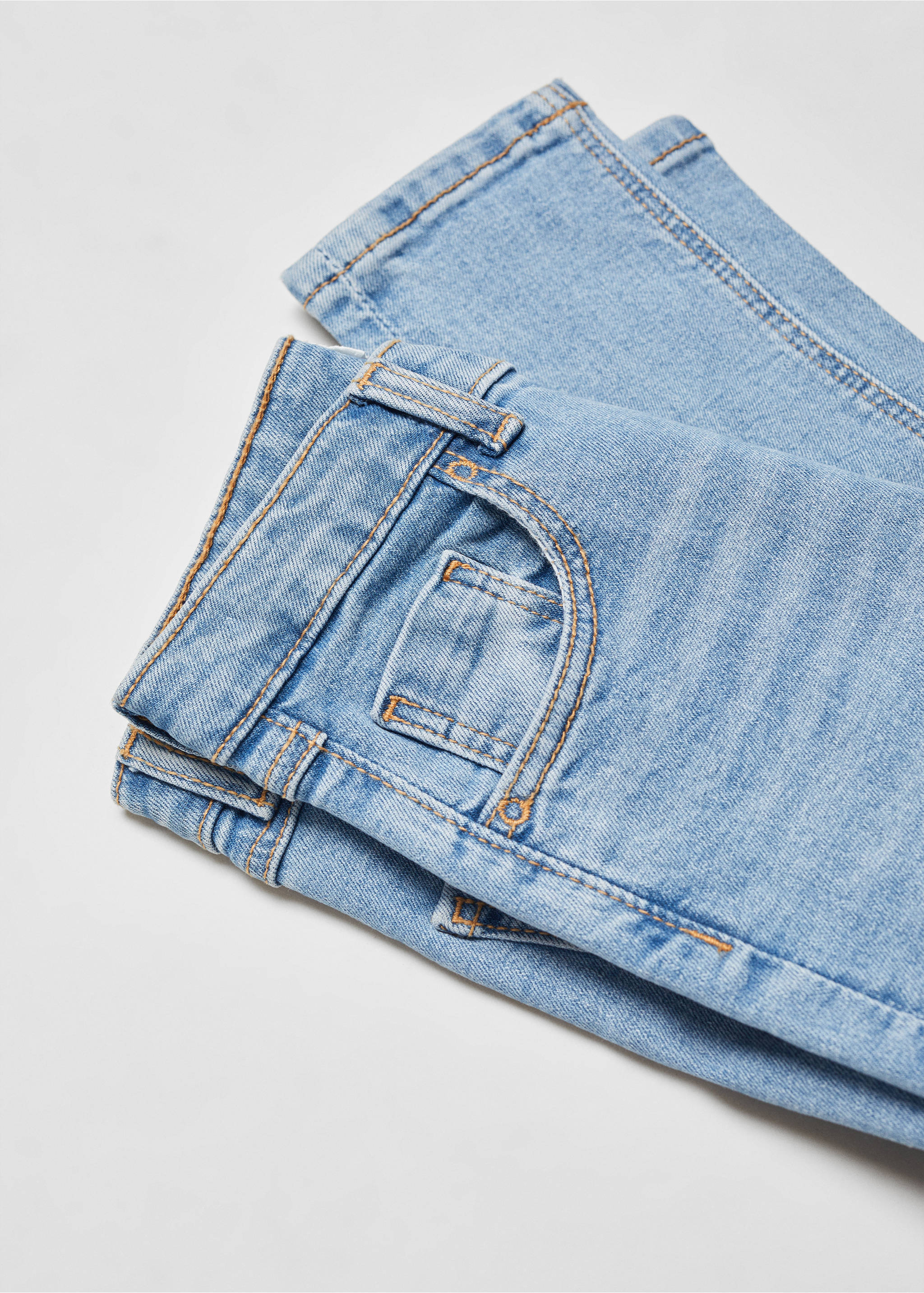 Skinny jeans - Details of the article 8, Medium Blue. Ref: 67030466-00.