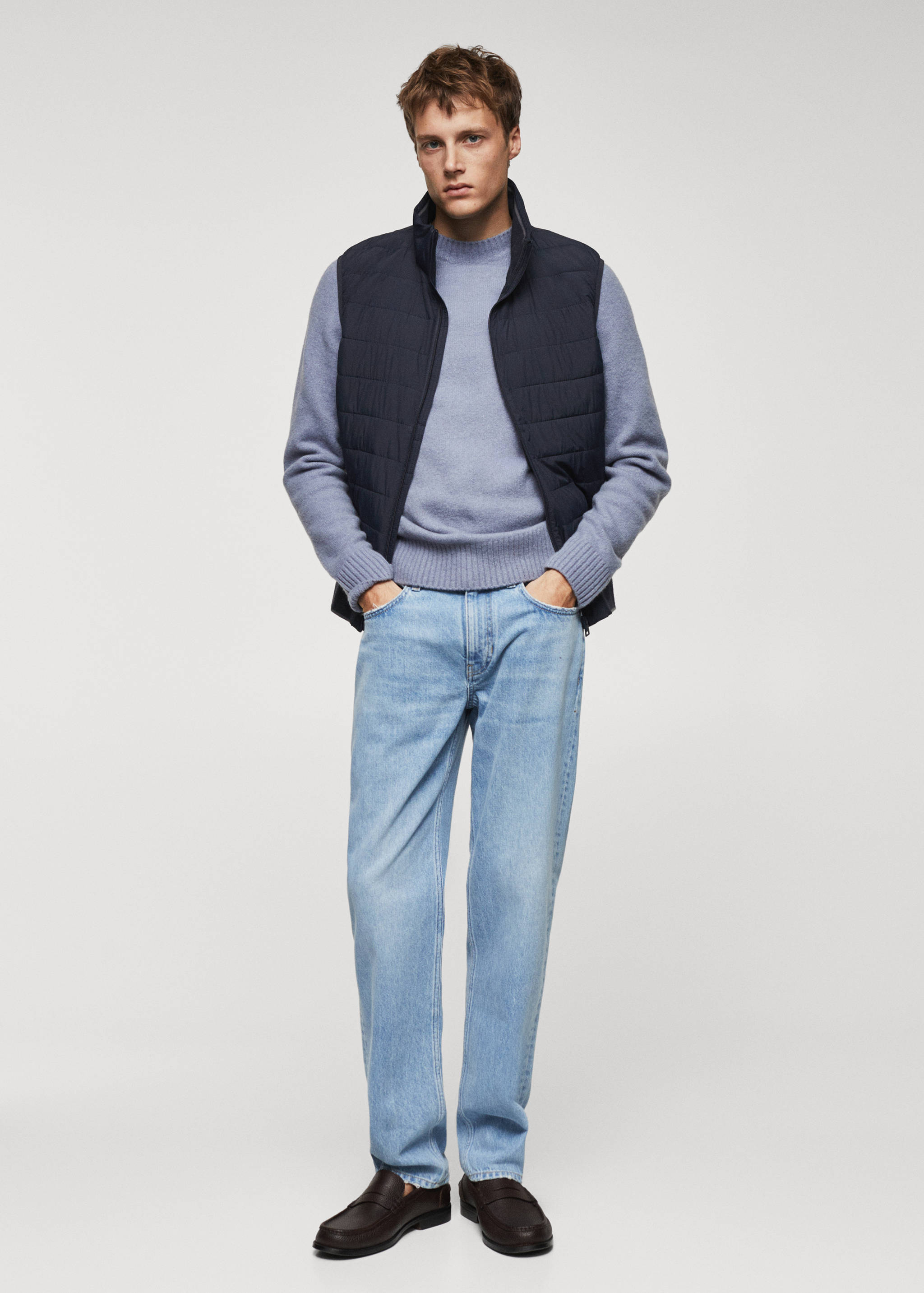 Ultraleichte wasserabweisende Steppweste - Allgemeine Ansicht