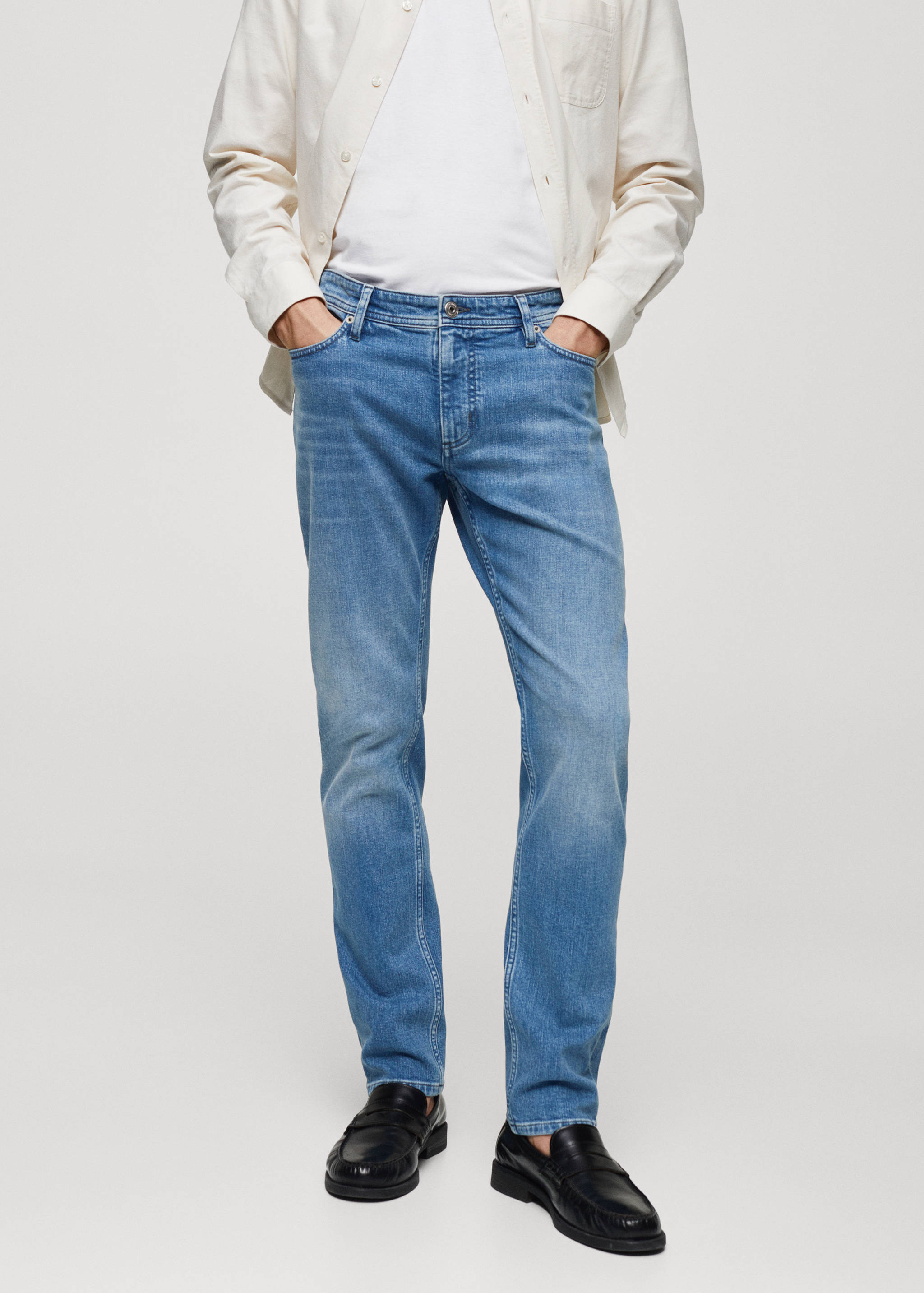 Jan slim-fit jeans - Medium plane