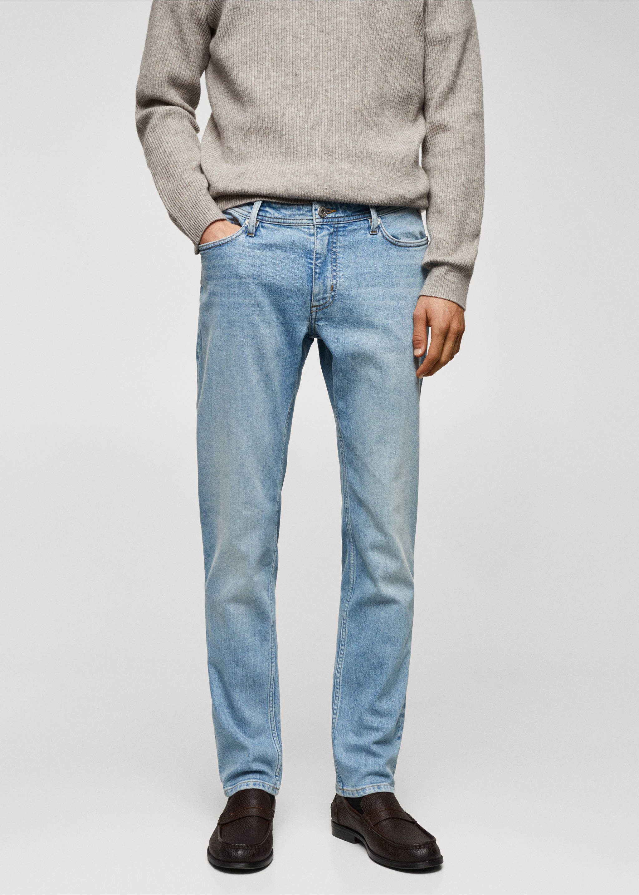 Jan slim-fit jeans - Medium plane, Light Blue. Ref: 67030621-00.