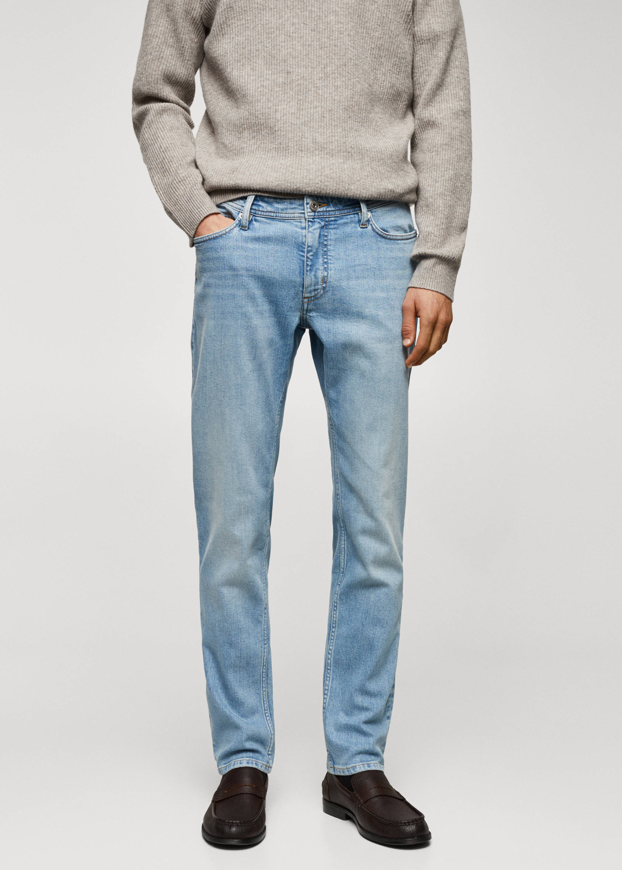 Jan slim-fit jeans - Medium plane