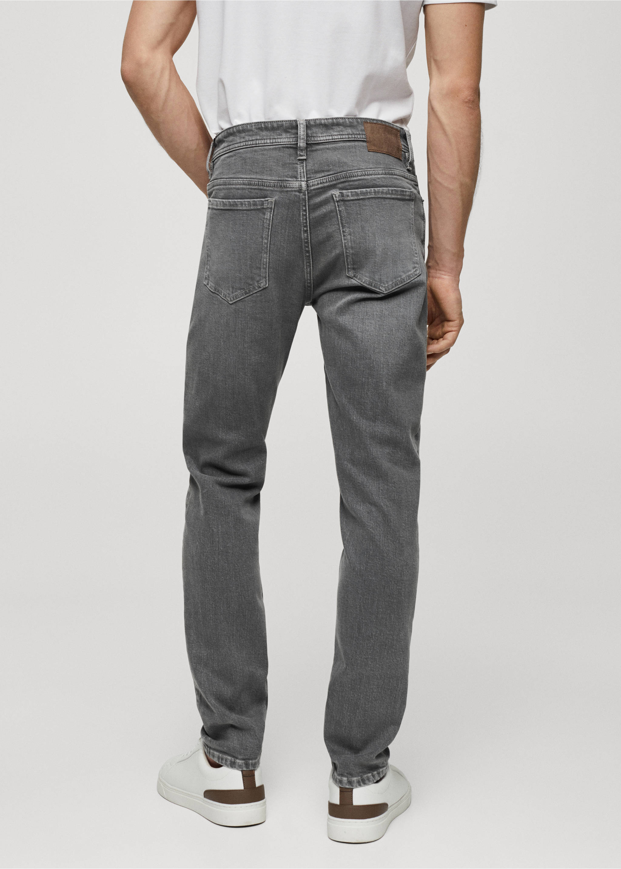 Slim Fit-Jeans Jan - Rückseite des Artikels, Denim Grau. Ref: 67030624-00.