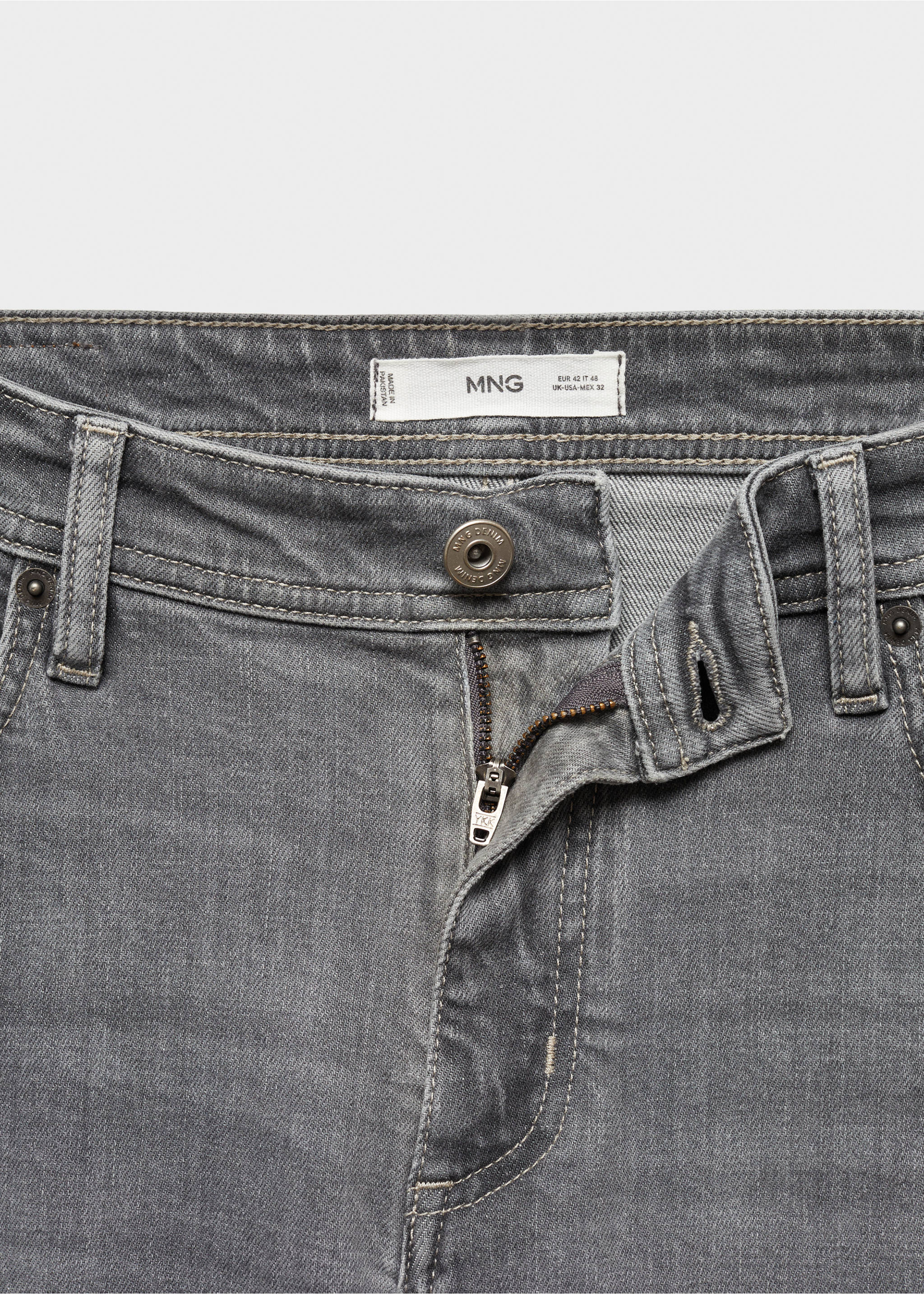 Slim Fit-Jeans Jan - Detail des Artikels 8, Denim Grau. Ref: 67030624-00.