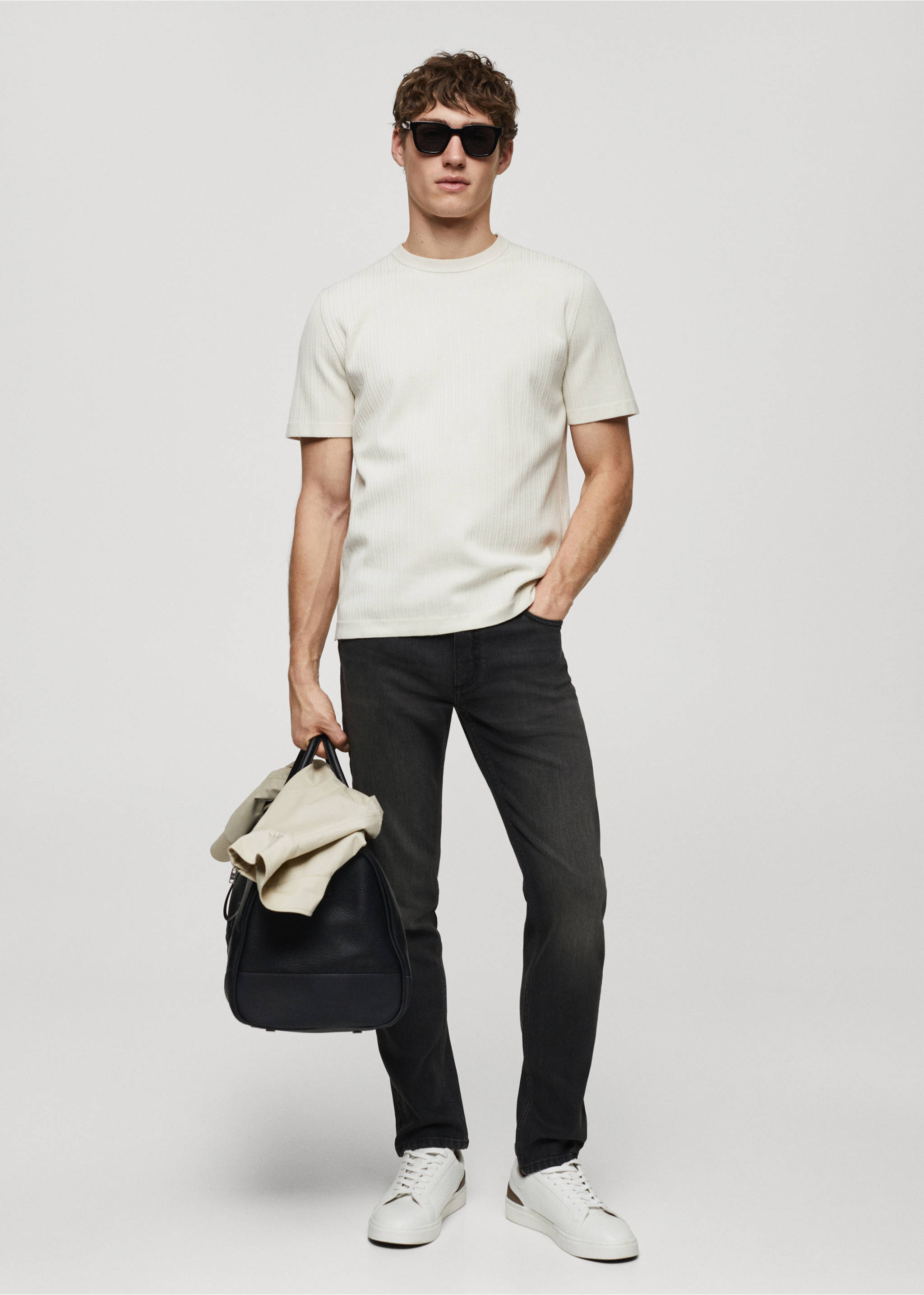 Jan slim-fit jeans - General plane, Open Grey. Ref: 67030625-00.