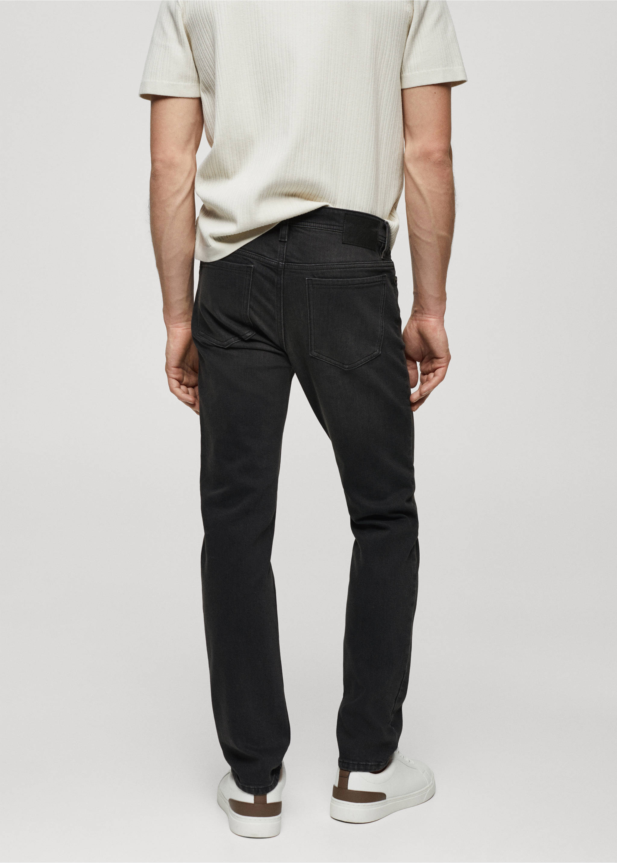 Jan slim-fit jeans - Reverse of the article, Open Grey. Ref: 67030625-00.