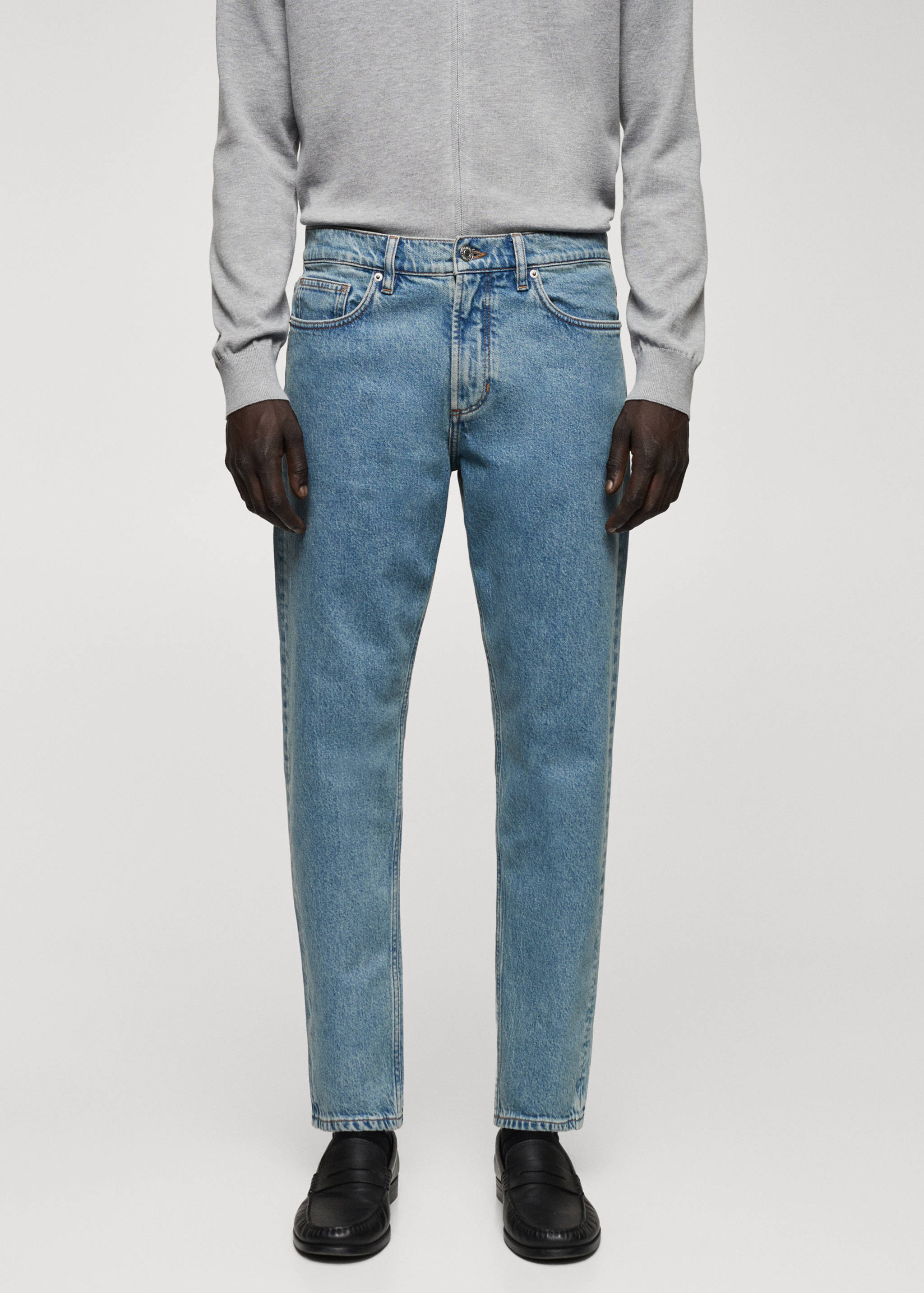 Tapered-fit jeans - Medium plane
