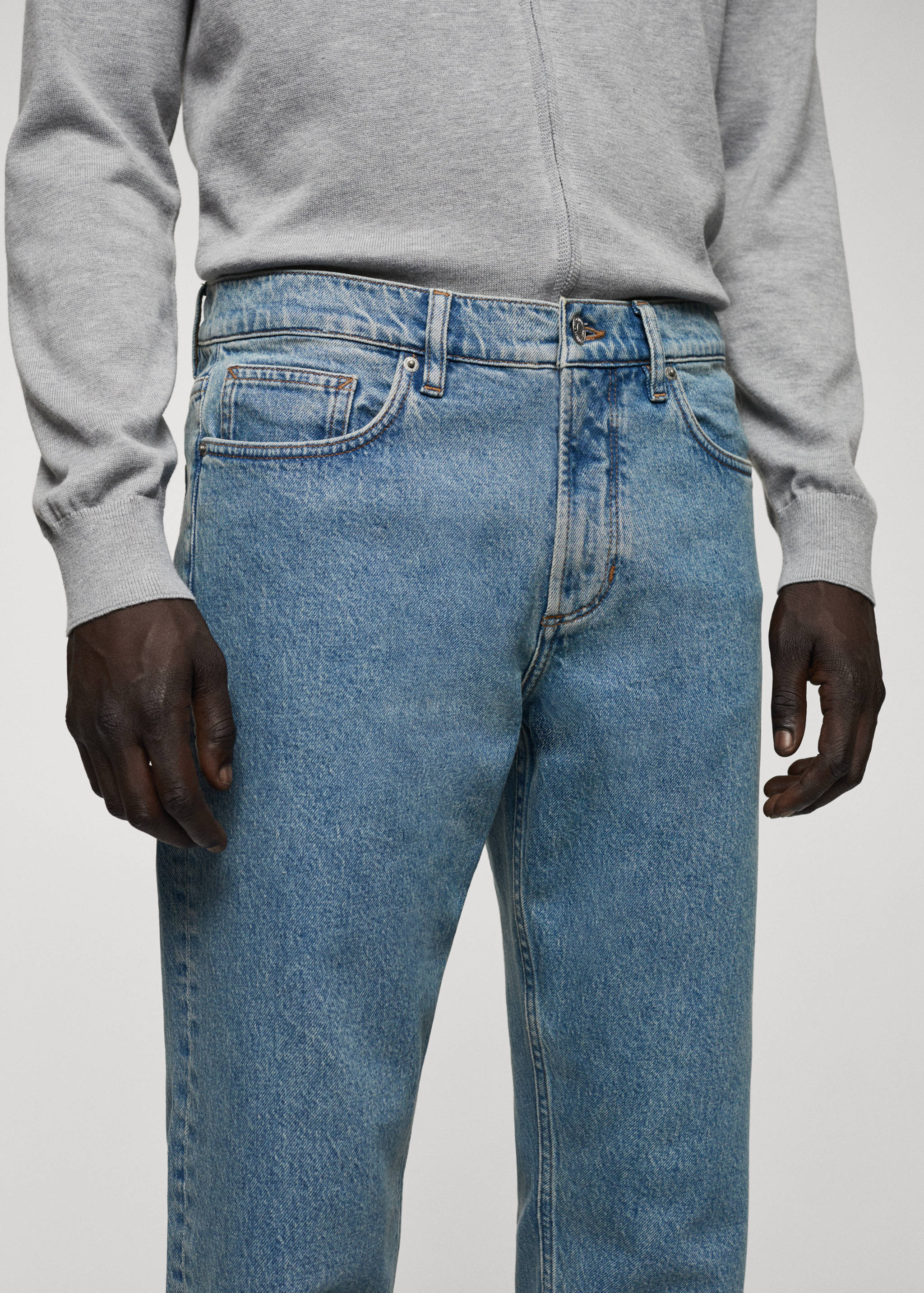 Tapered-fit jeans - Details of the article 1