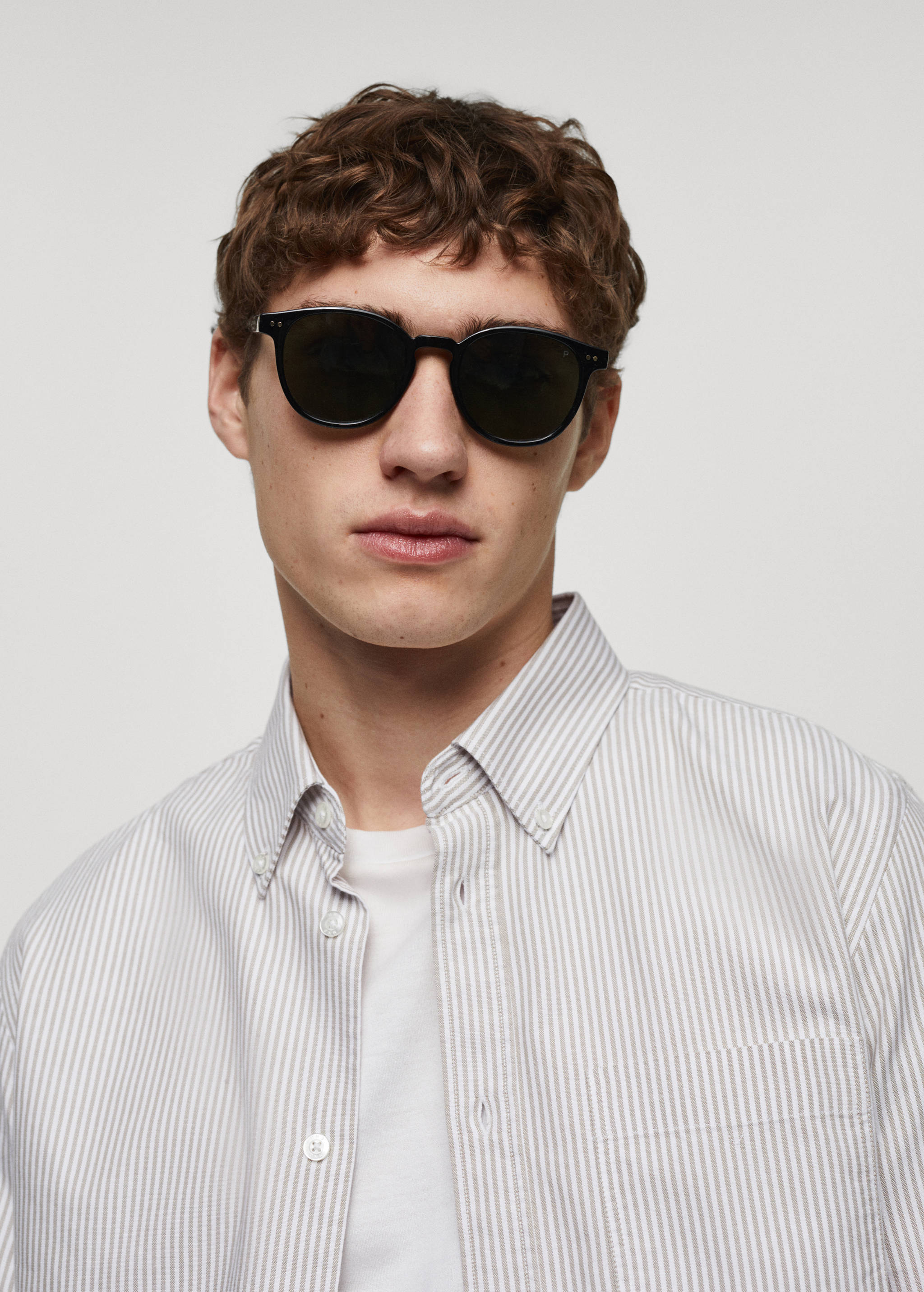 100% cotton kodak striped shirt - Details of the article 1