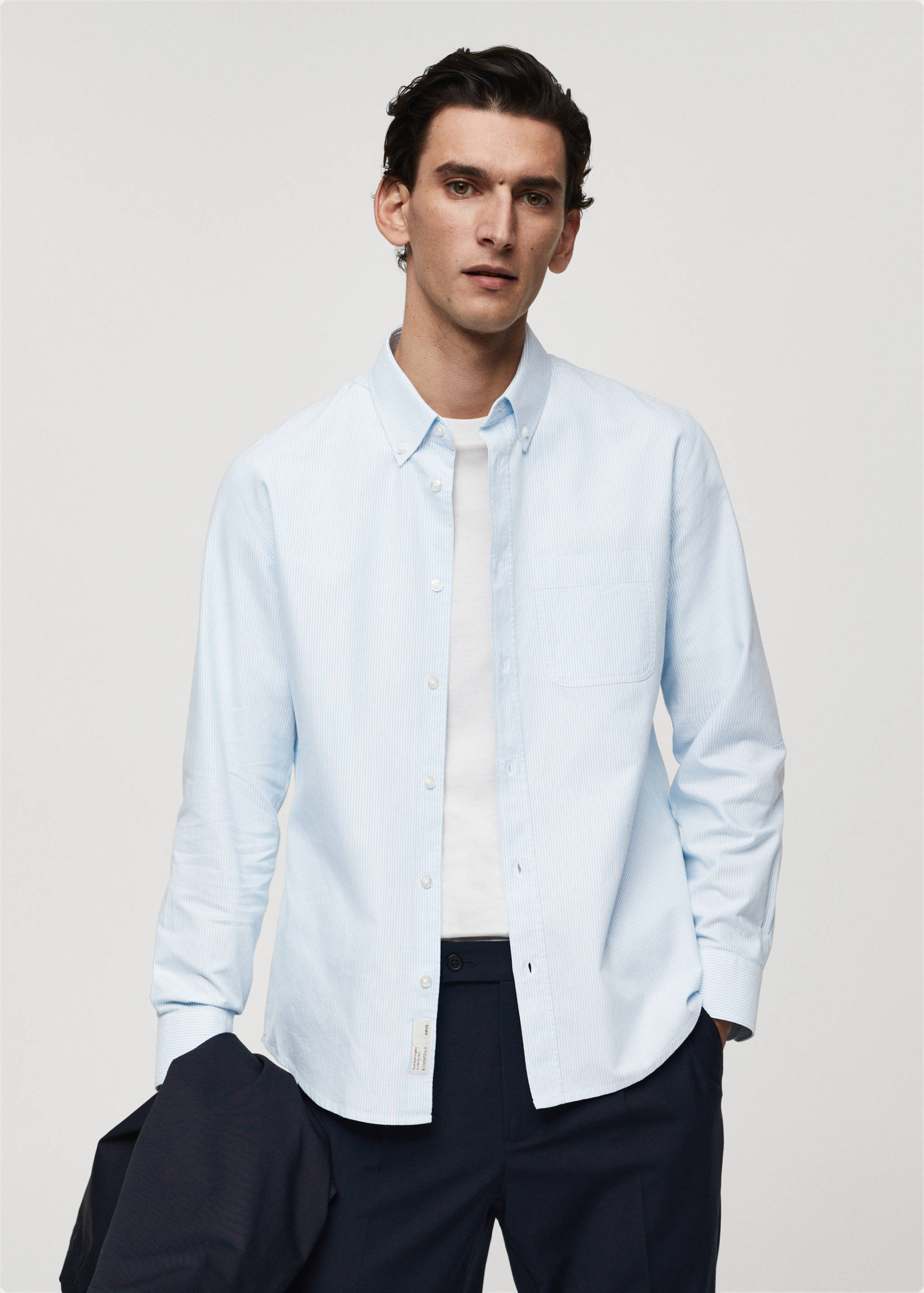 100% cotton kodak striped shirt - Medium plane