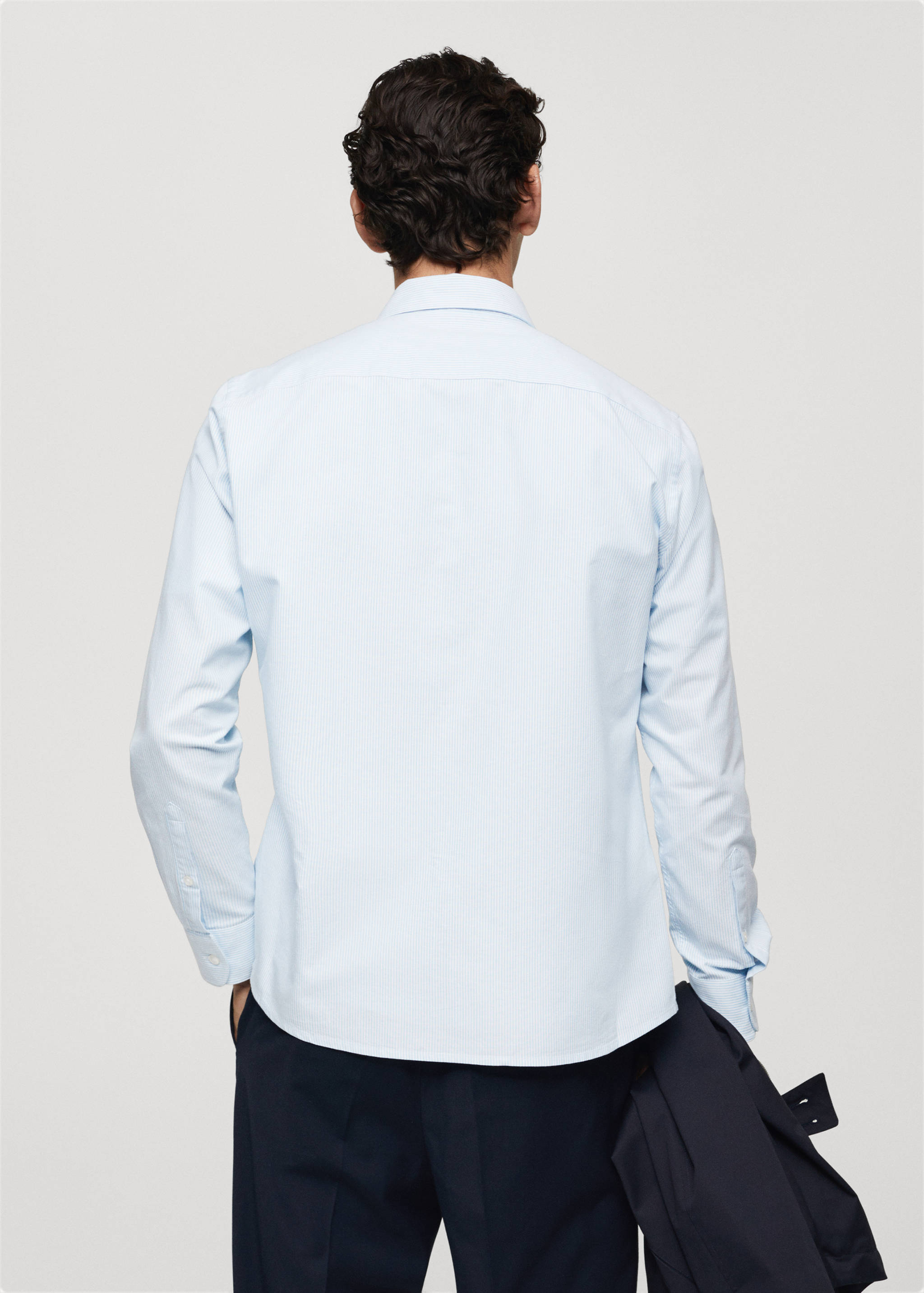 100% cotton kodak striped shirt - Reverse of the article