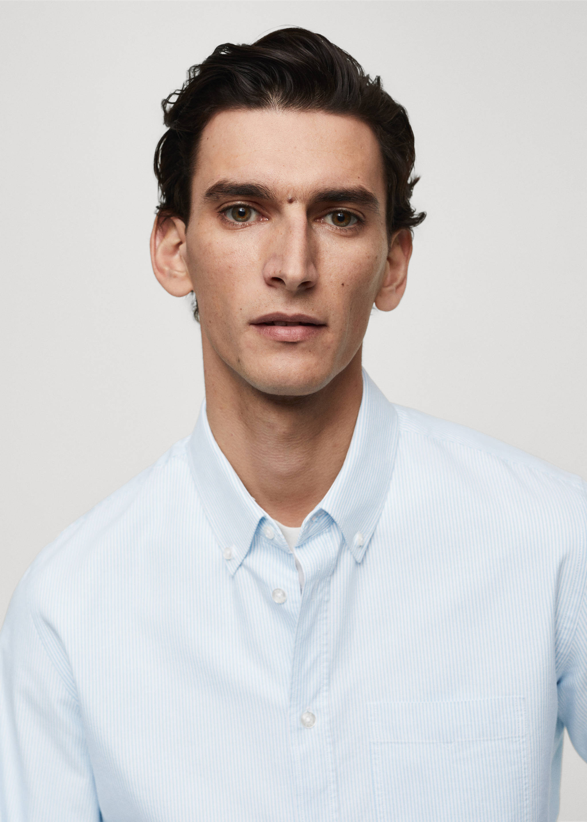 100% cotton kodak striped shirt - Details of the article 1