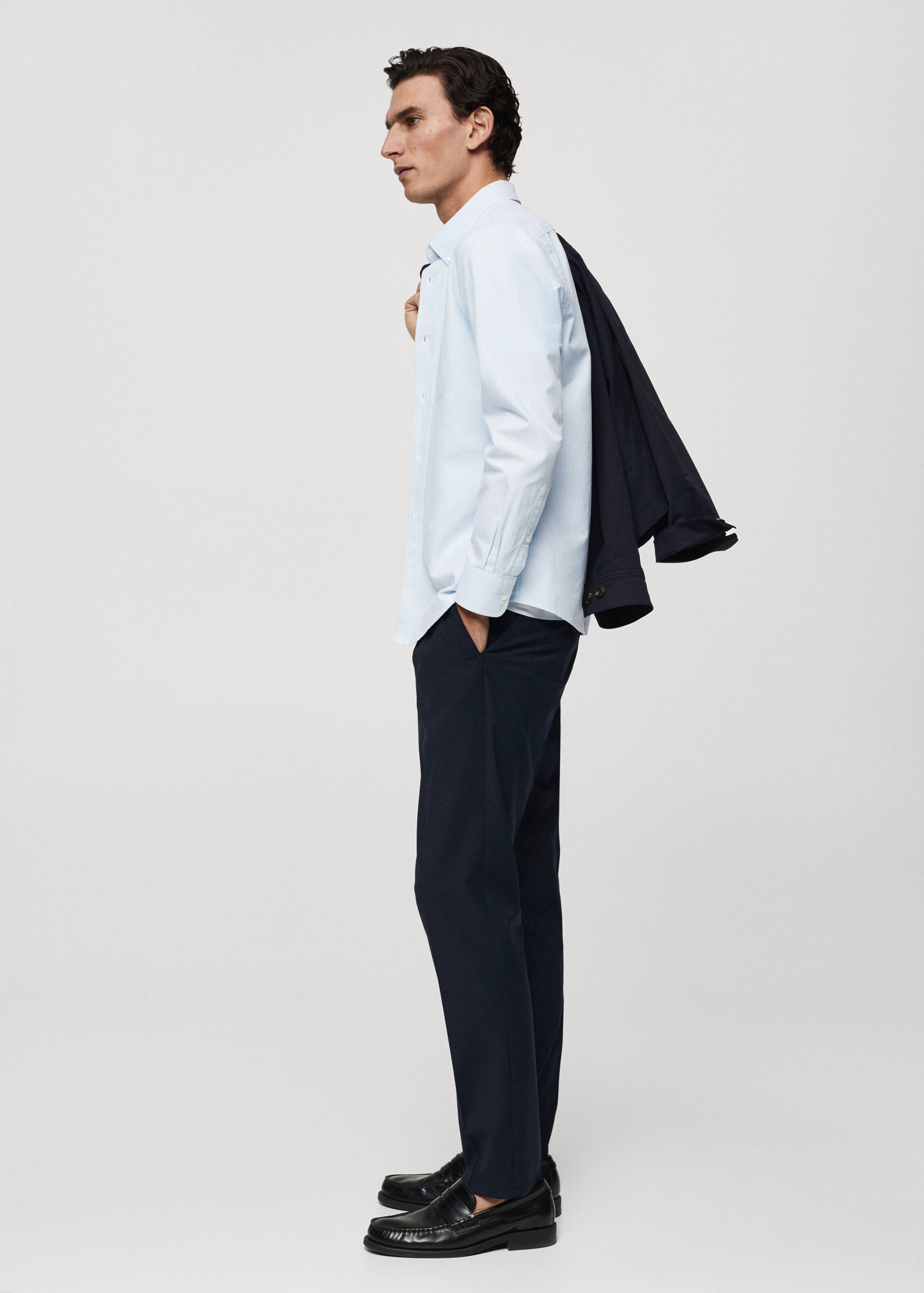 100% cotton kodak striped shirt - Details of the article 2