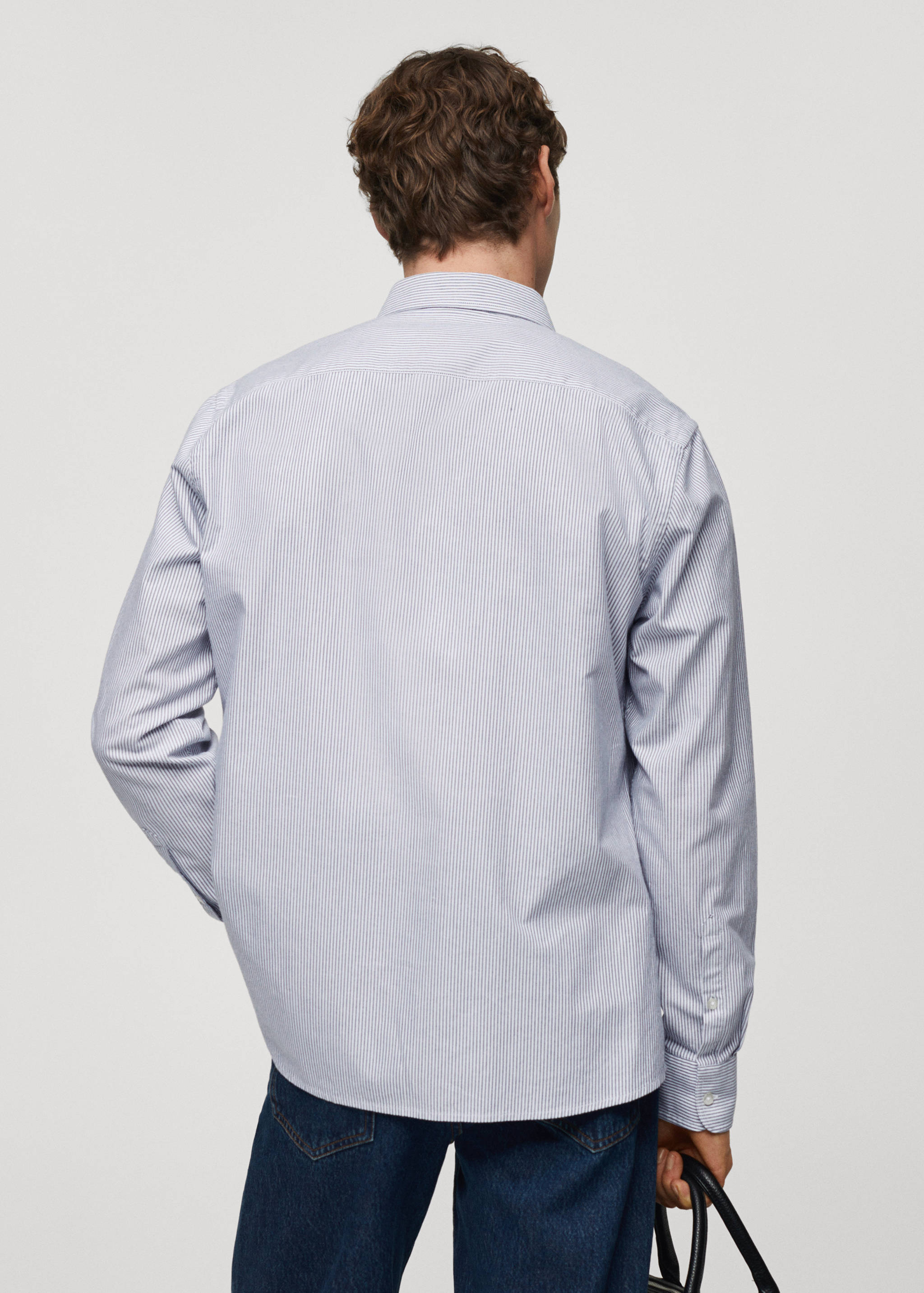 100% cotton kodak striped shirt - Reverse of the article