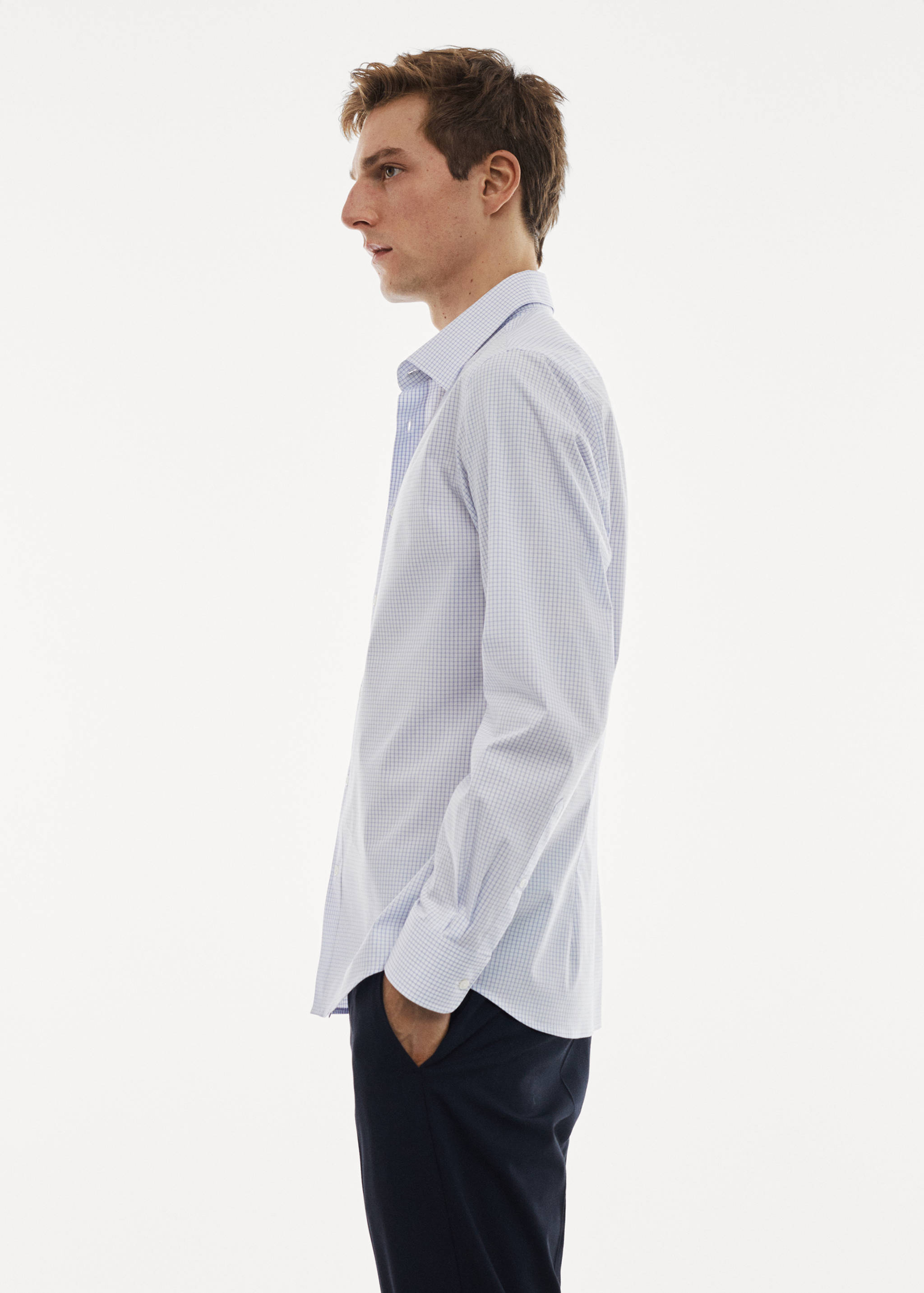 Micro-stretch fabric shirt - Details of the article 2